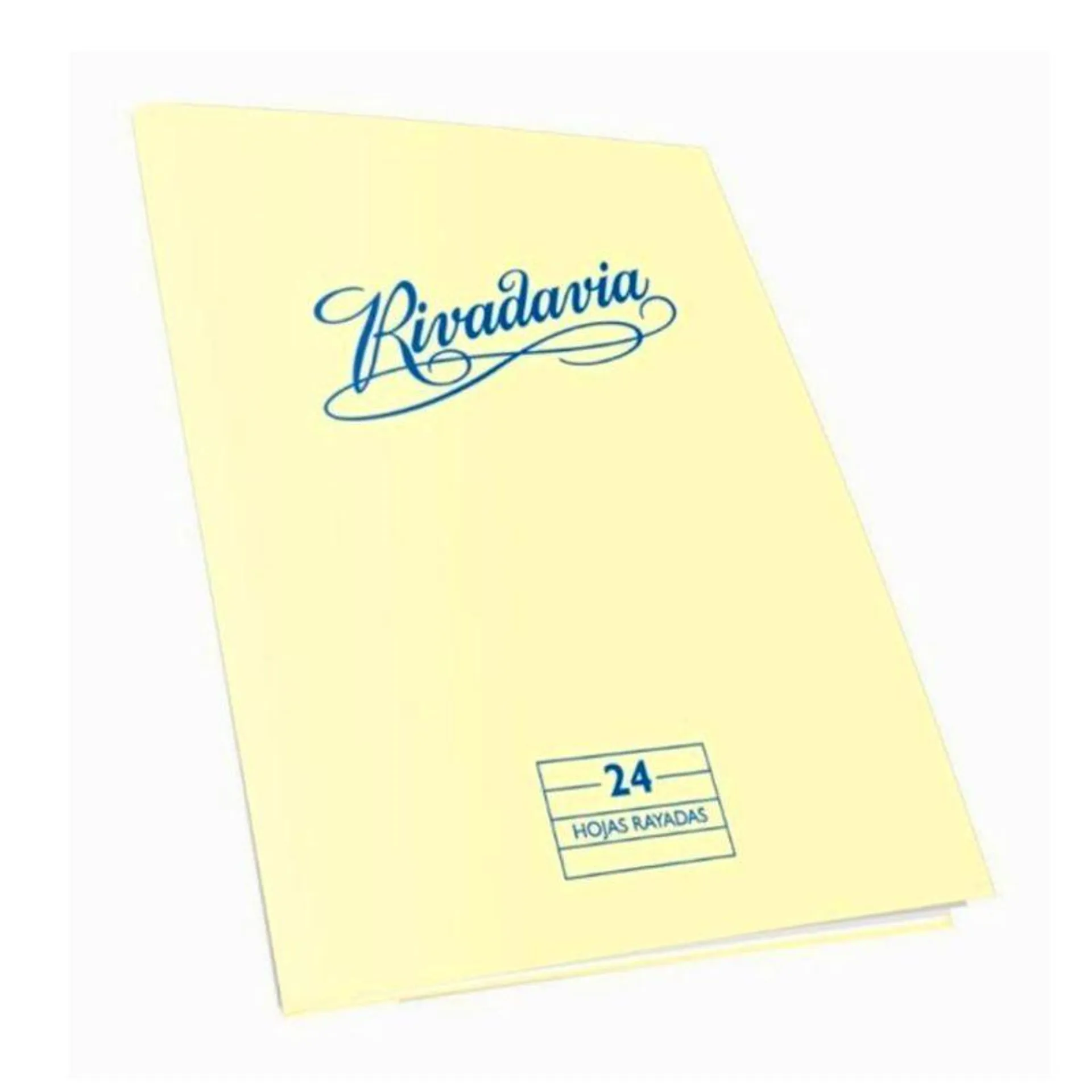 CUADERNO RIVADAVIA RAYADO TAPA FLEXIBLE X 24 H