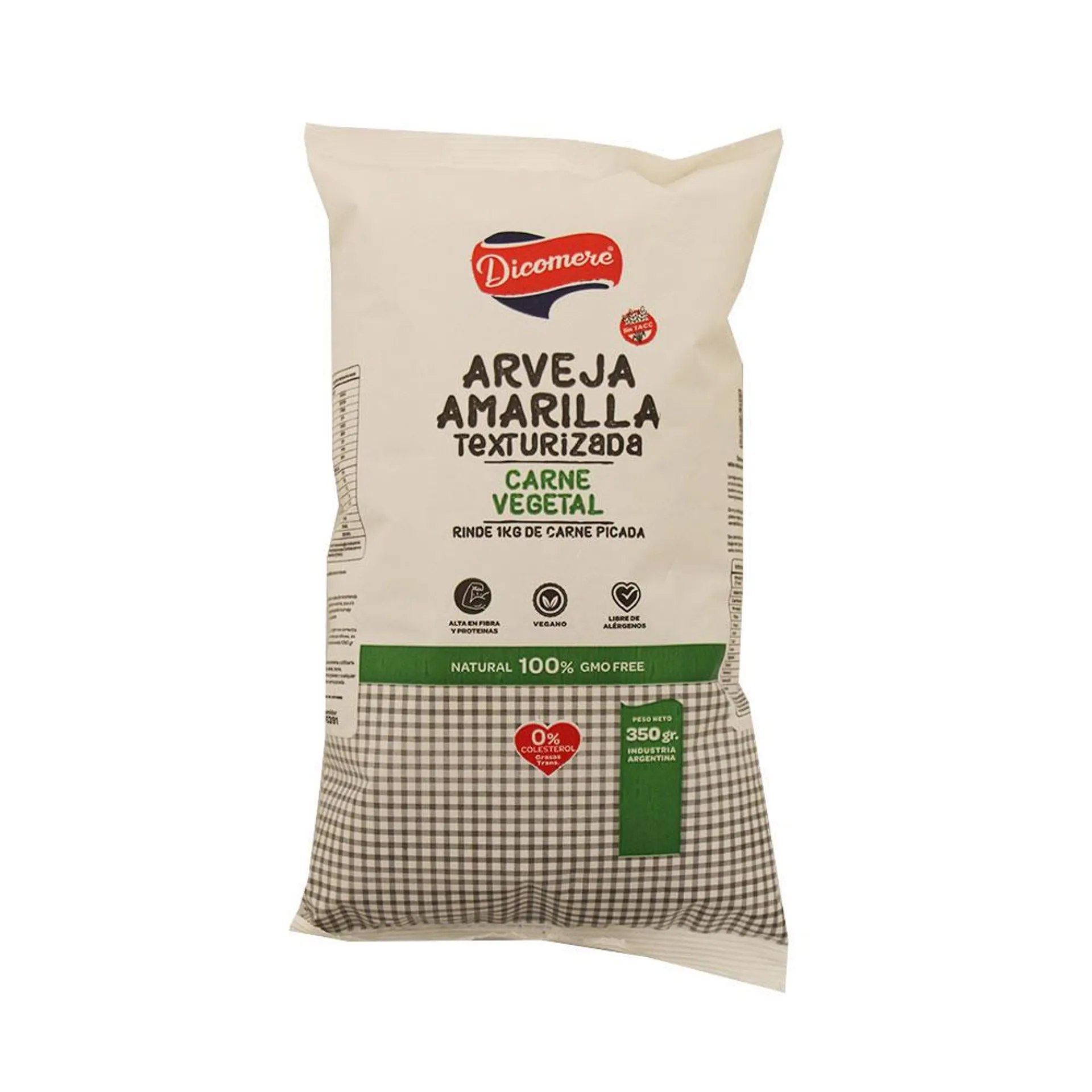 Arveja Amarilla Texturizada Dicomere 350g