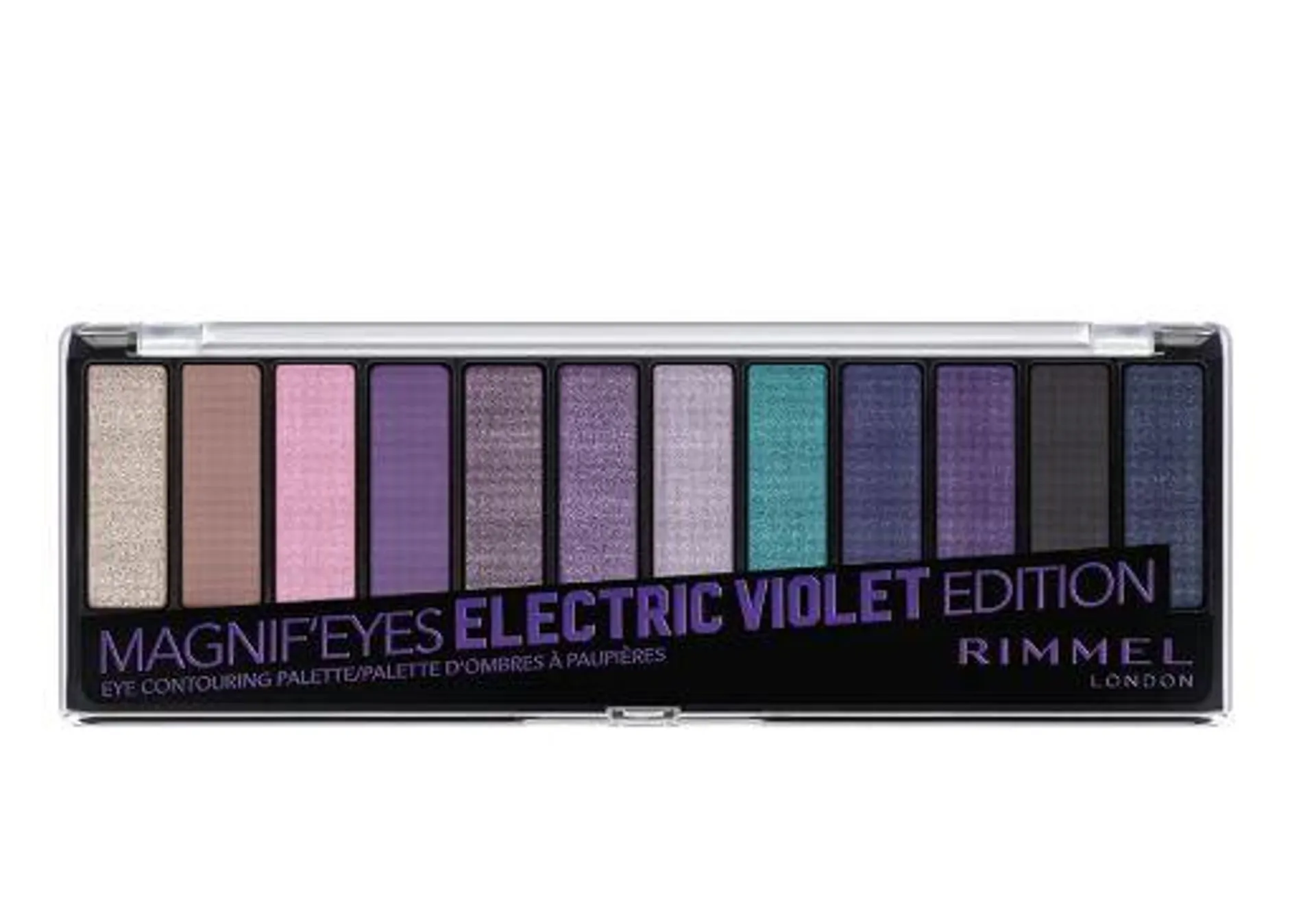 Paleta de Sombras para Ojos Rimmel Magnif'eyes Electric Violet x 14,16 g