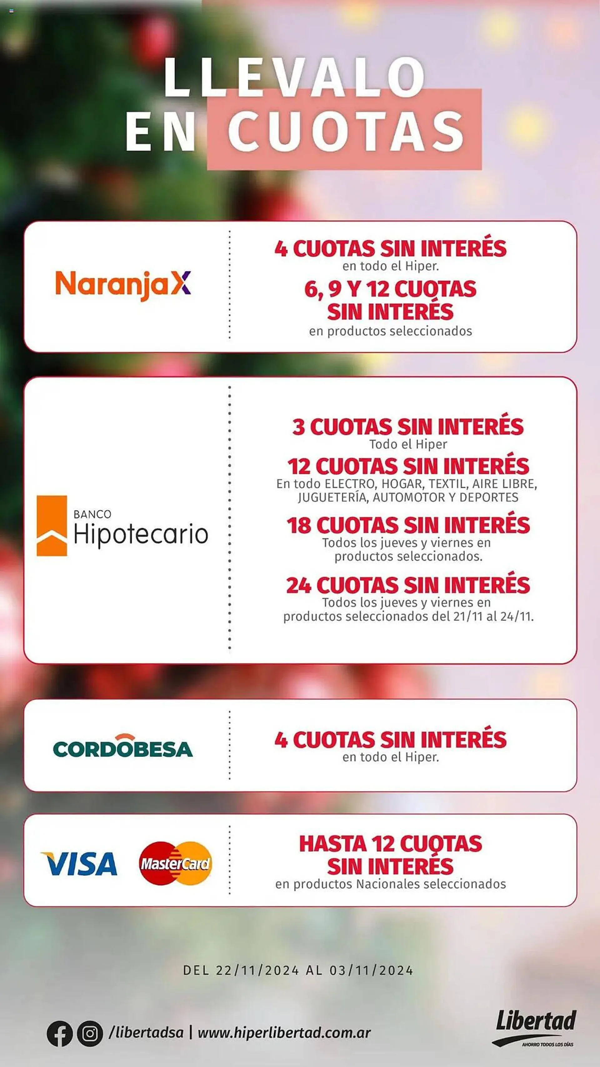 Ofertas de Catálogo Hipermercado Libertad 22 de noviembre al 3 de diciembre 2024 - Página 12 del catálogo