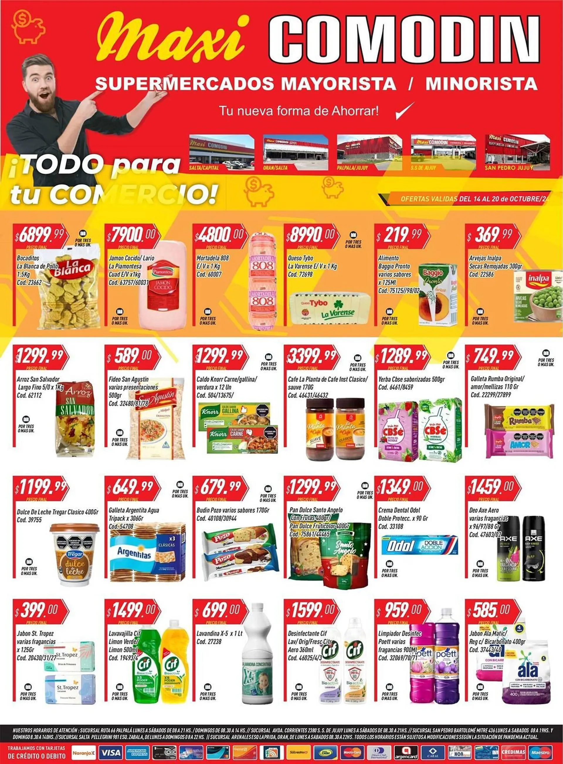 Ofertas de Catálogo Supermercados Comodin 17 de octubre al 31 de octubre 2024 - Página 1 del catálogo