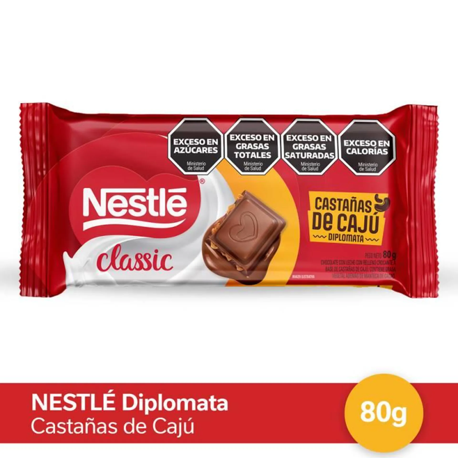 Chocolate con Castañas Nestlé Diplomata x 80 g.