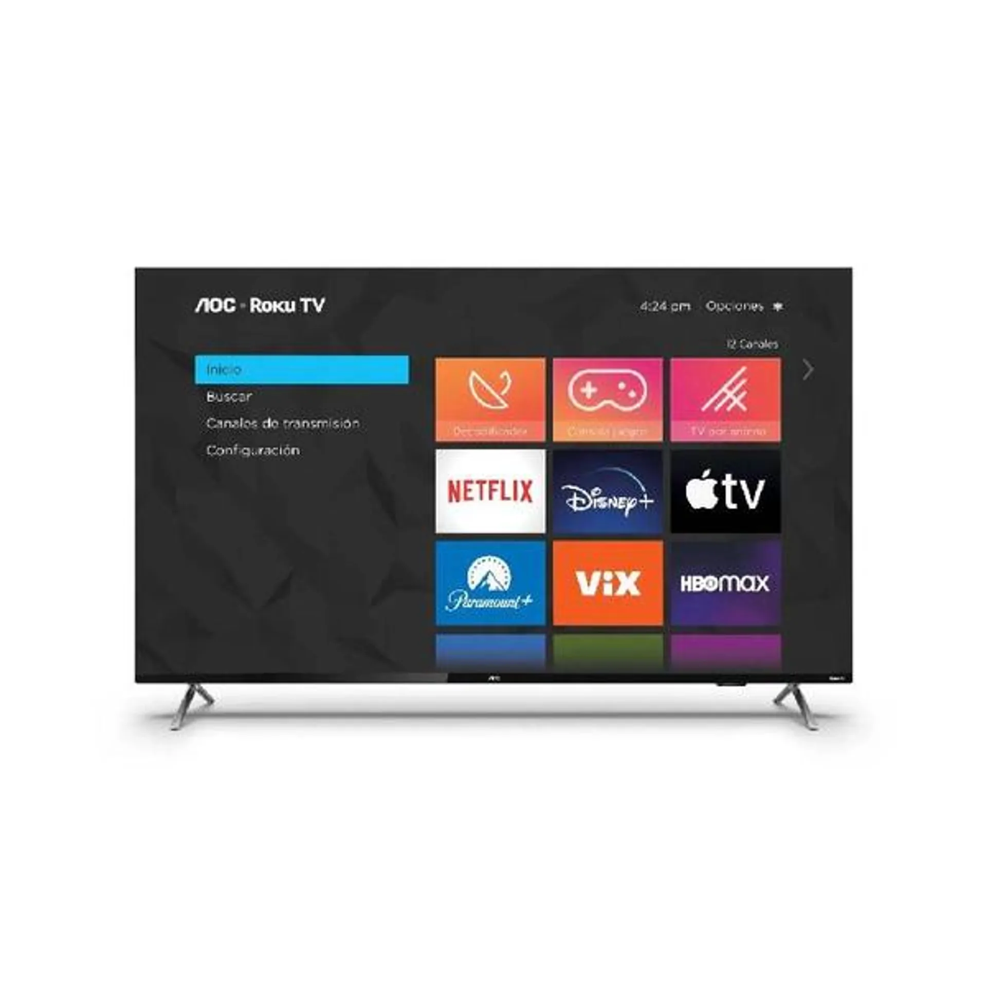 TV LED 43 AOC 43S513577G - SMART FHD USB HDMI TDA ROKU TV