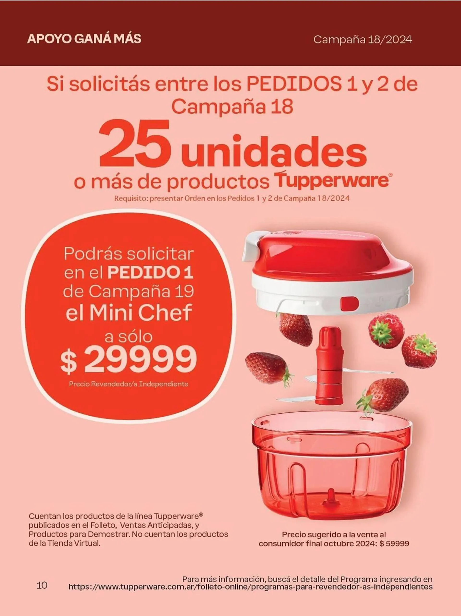 Ofertas de Catálogo Tupperware 25 de octubre al 8 de noviembre 2024 - Página 26 del catálogo