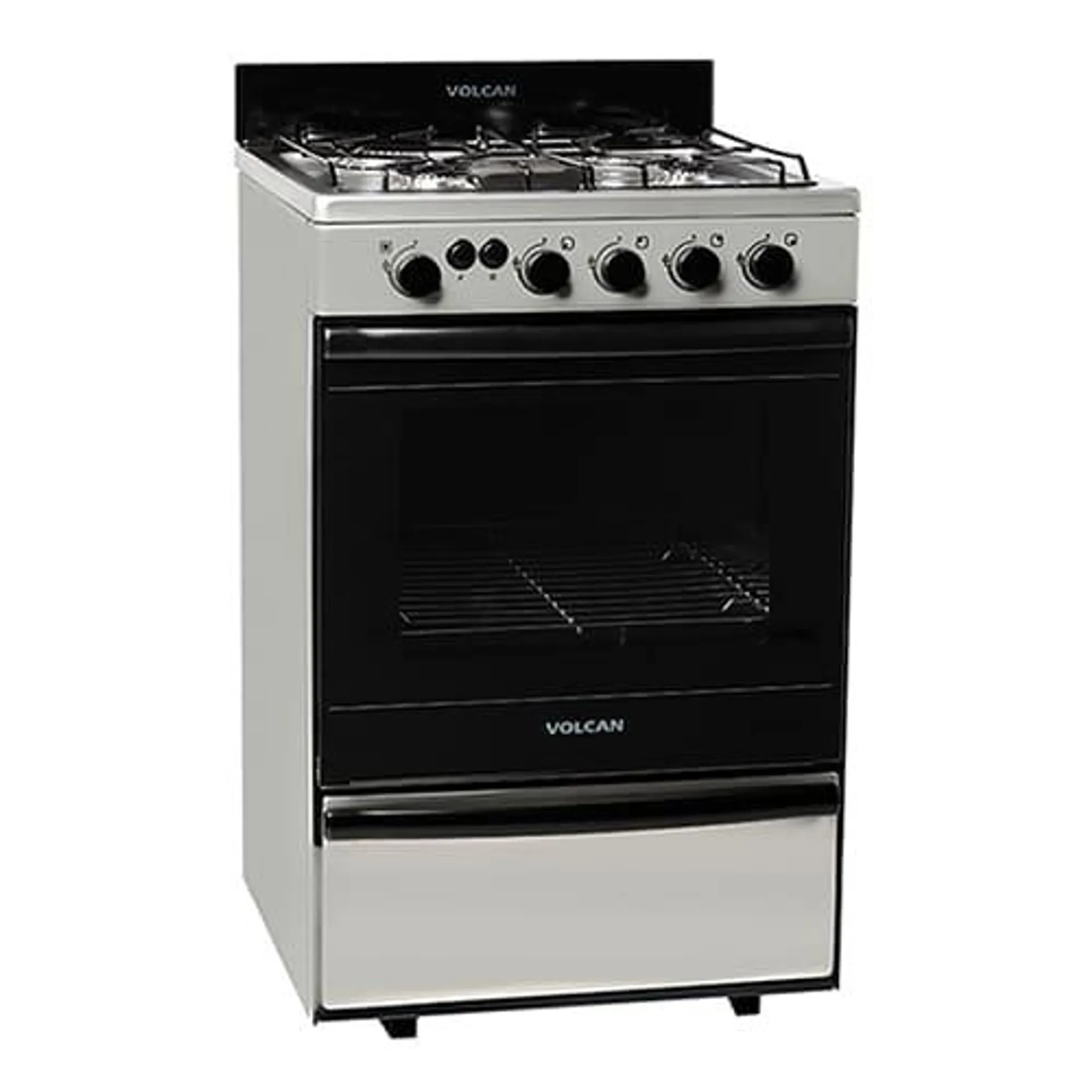 Cocina Volcan 89673V 55Cm Acero Multigas