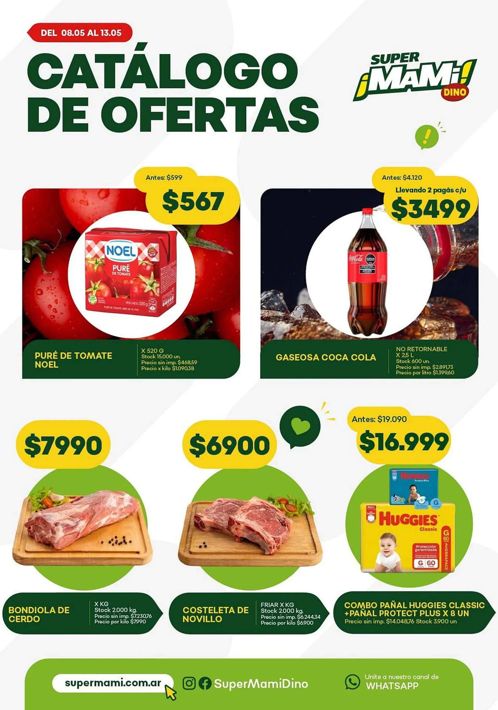 Ofertas de Catálogo Super MAMI 7 de mayo al 13 de mayo 2025 - Página 1 del catálogo