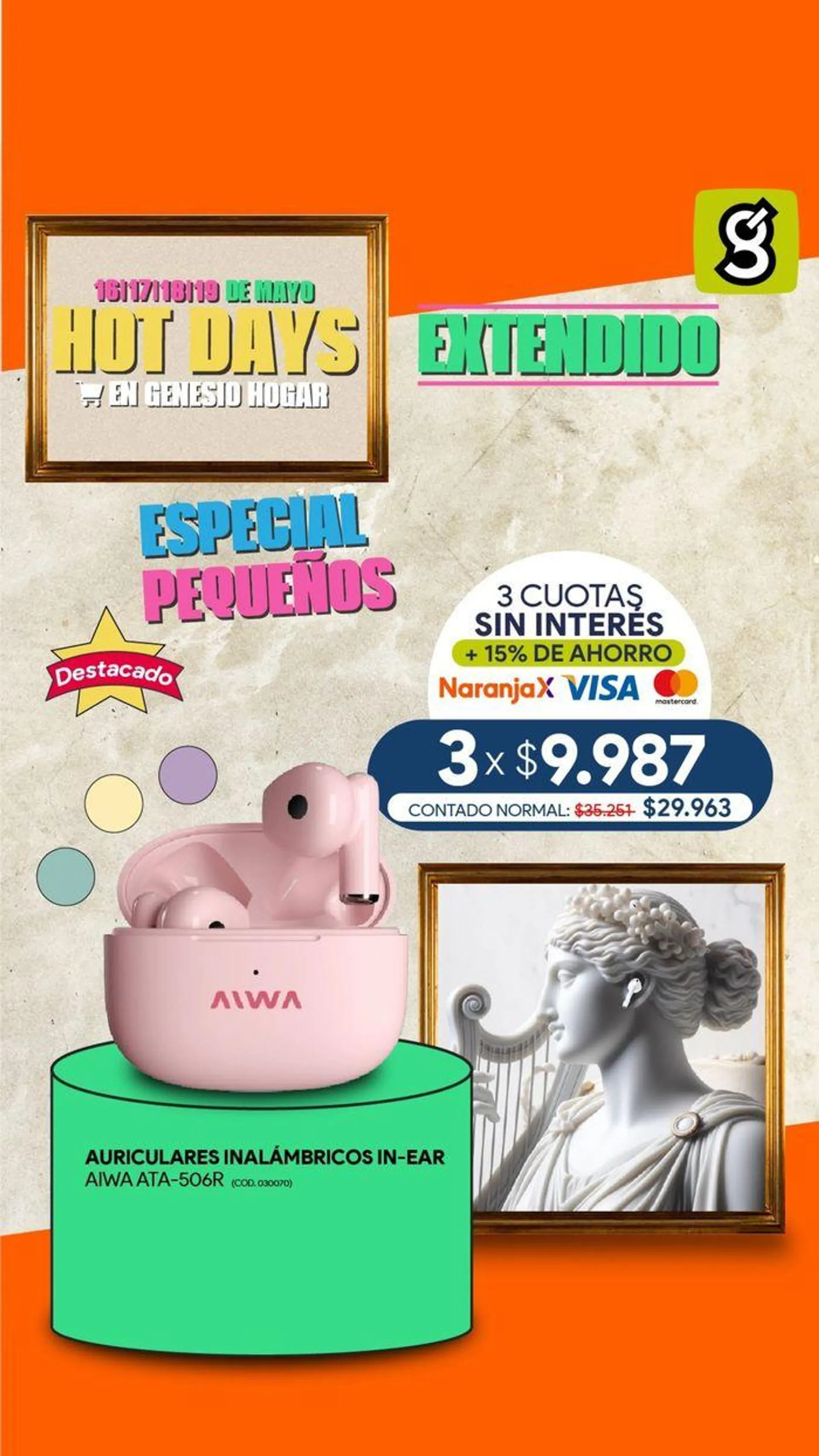 Ofertas de Catálogo Genesio Hogar - Hot Days Extendido! 17 de mayo al 19 de mayo 2024 - Página 5 del catálogo