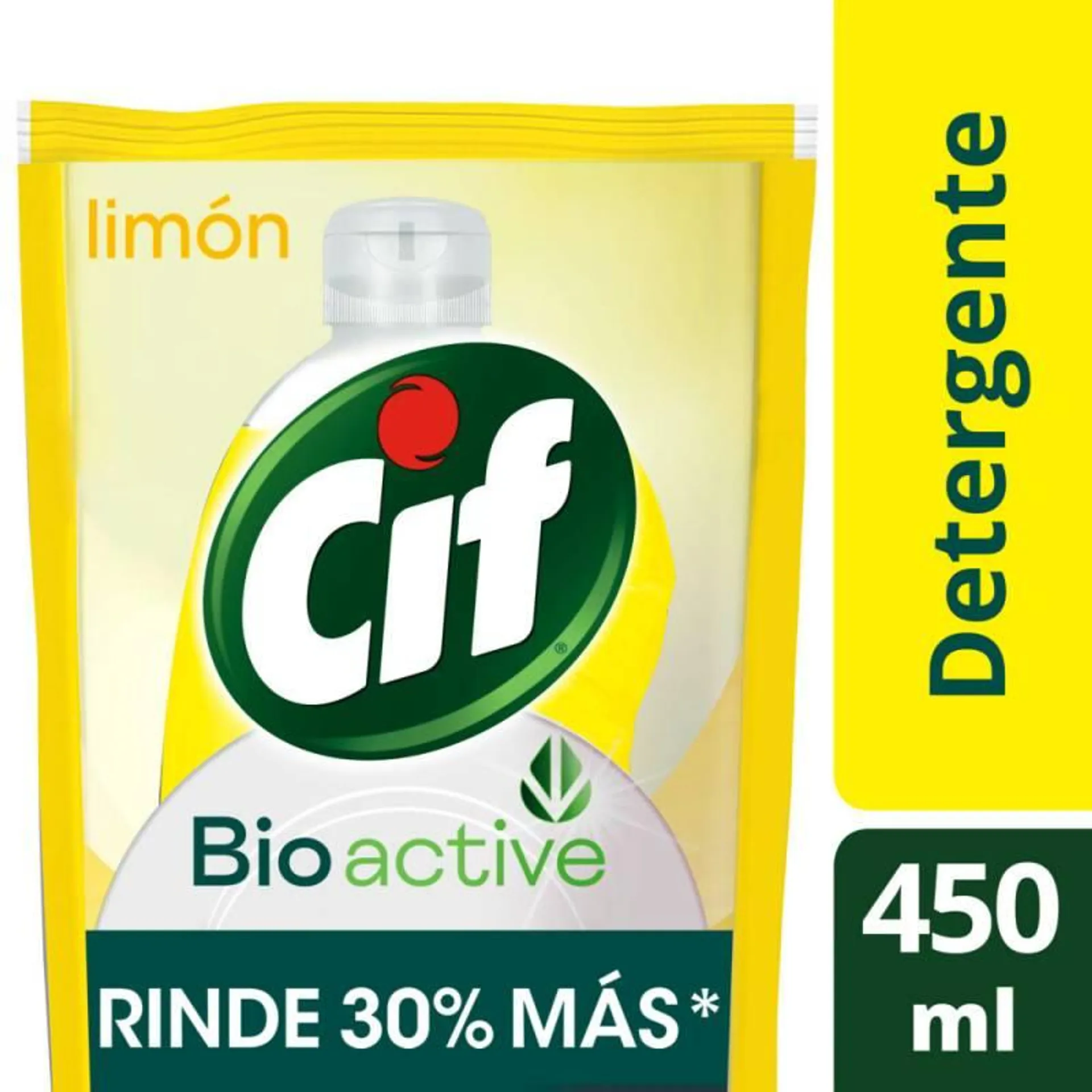 Detergente Liquido Bioactive Limon Dp Cif x 450 cc.