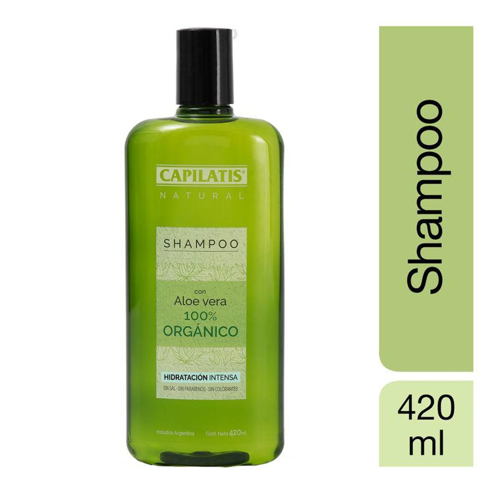 Shampoo Aloe Vera Orgánico Hidratación Intensa