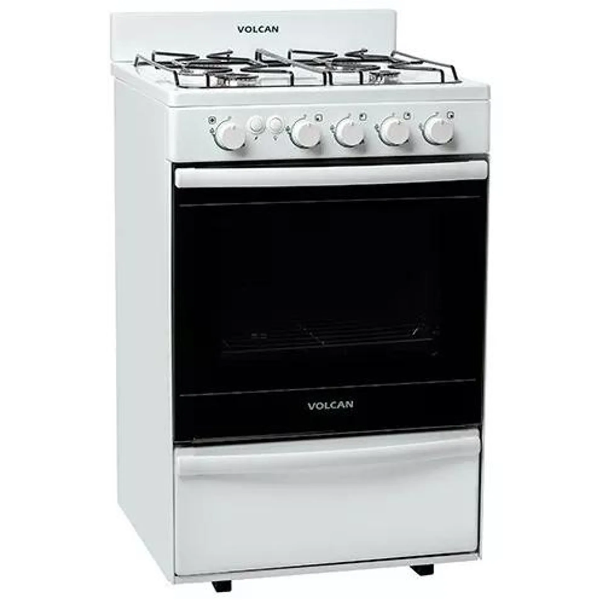 Cocina Volcan Blanca 87643v Gas Natural 55cm