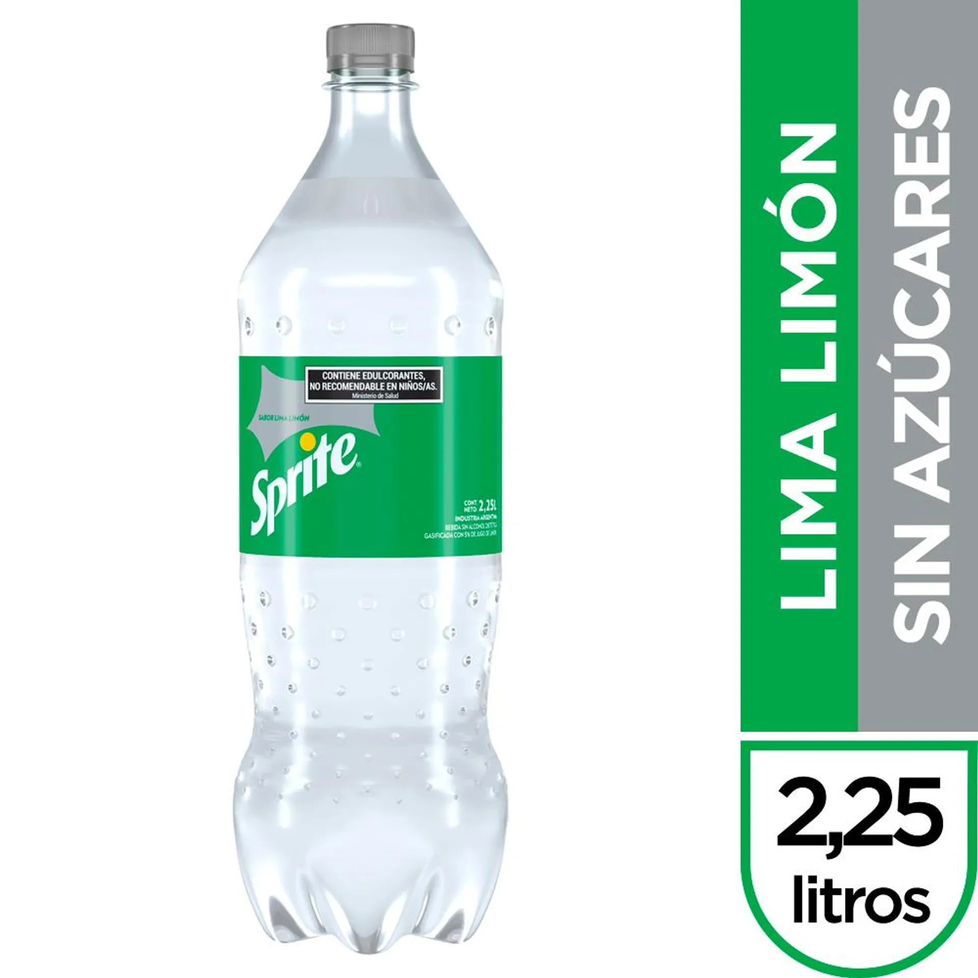 SPRITE GAS ZERO PET X2.25L