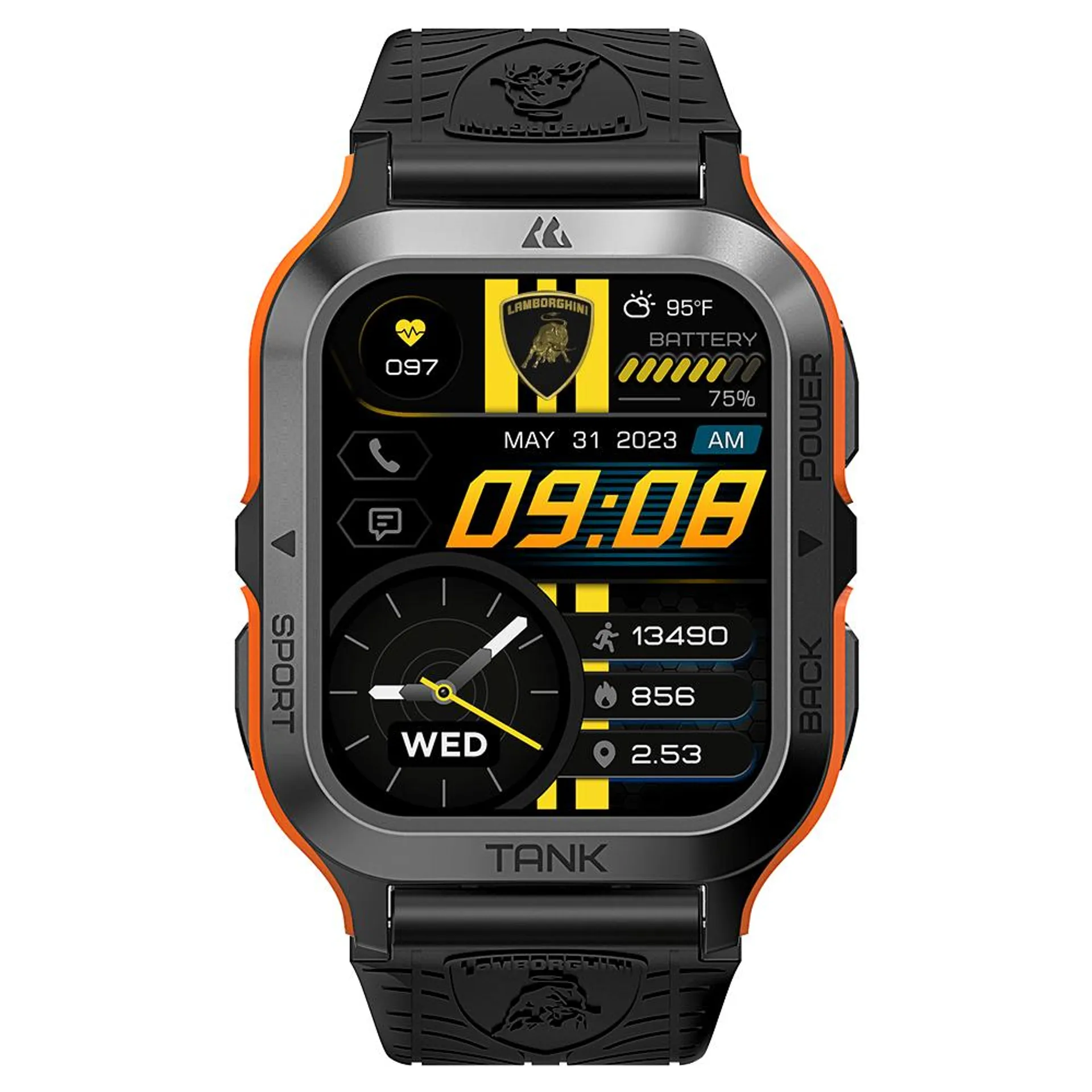 Smartwatch Lambo Aventador Q4 Rubber Lamborghini