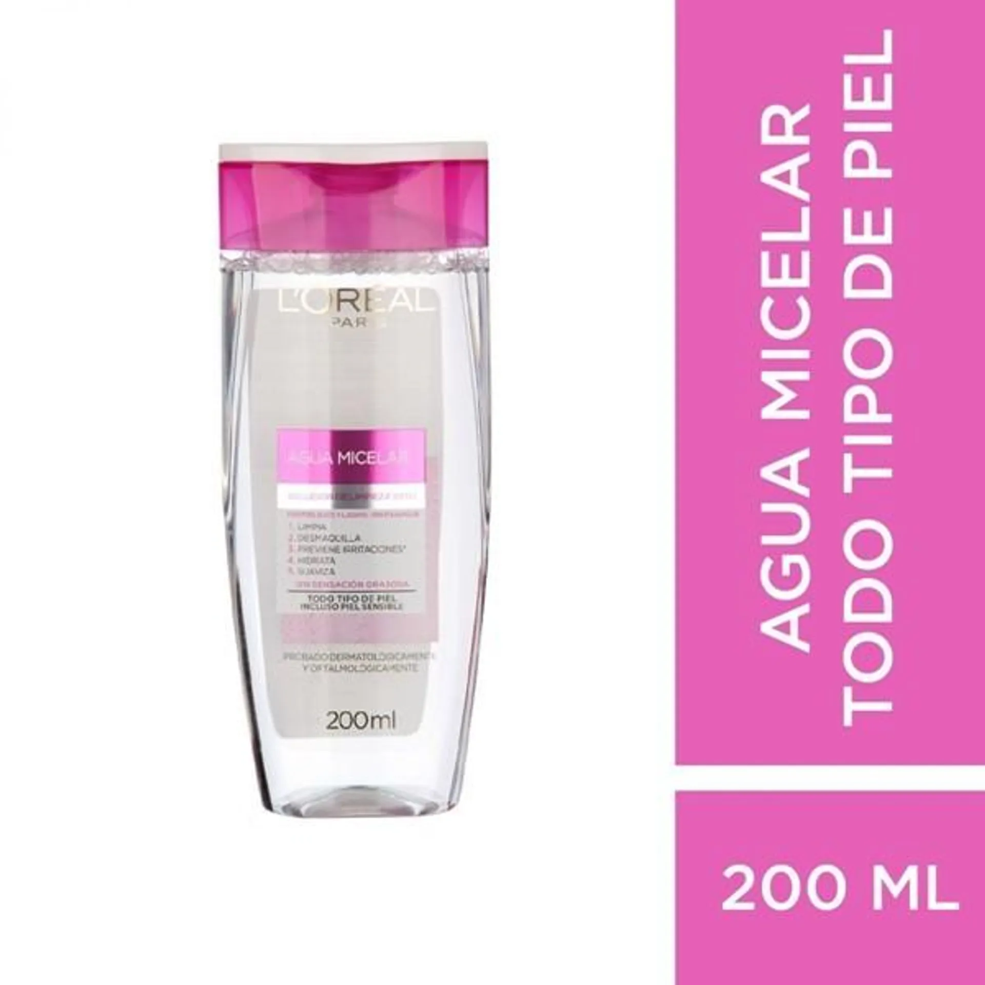 Loreal Agua Micelar Demaquillante Hidra Total 5 200 ml