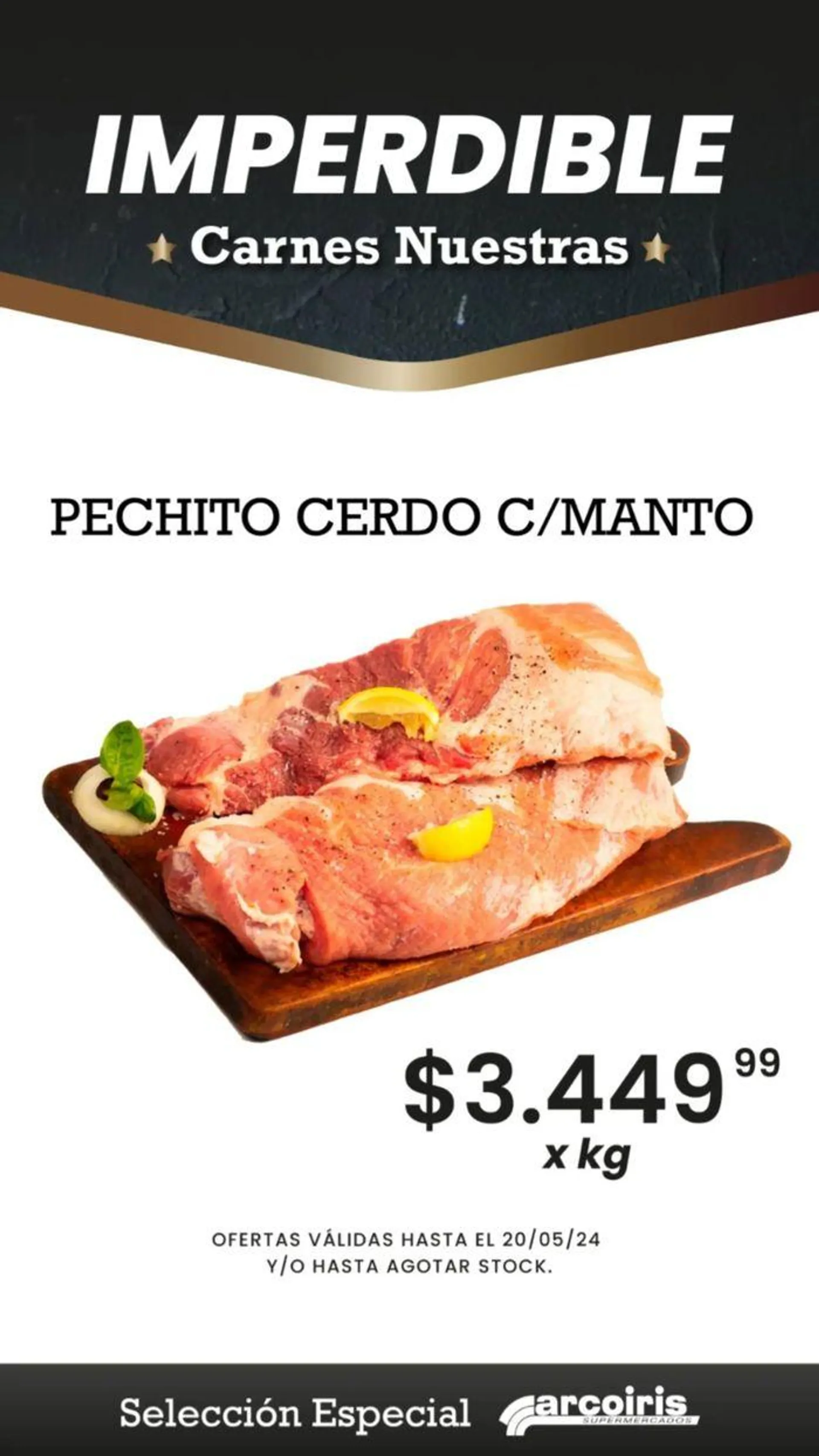 Ofertas de Imperdible - Carnes Nuestras 16 de mayo al 20 de mayo 2024 - Página 3 del catálogo