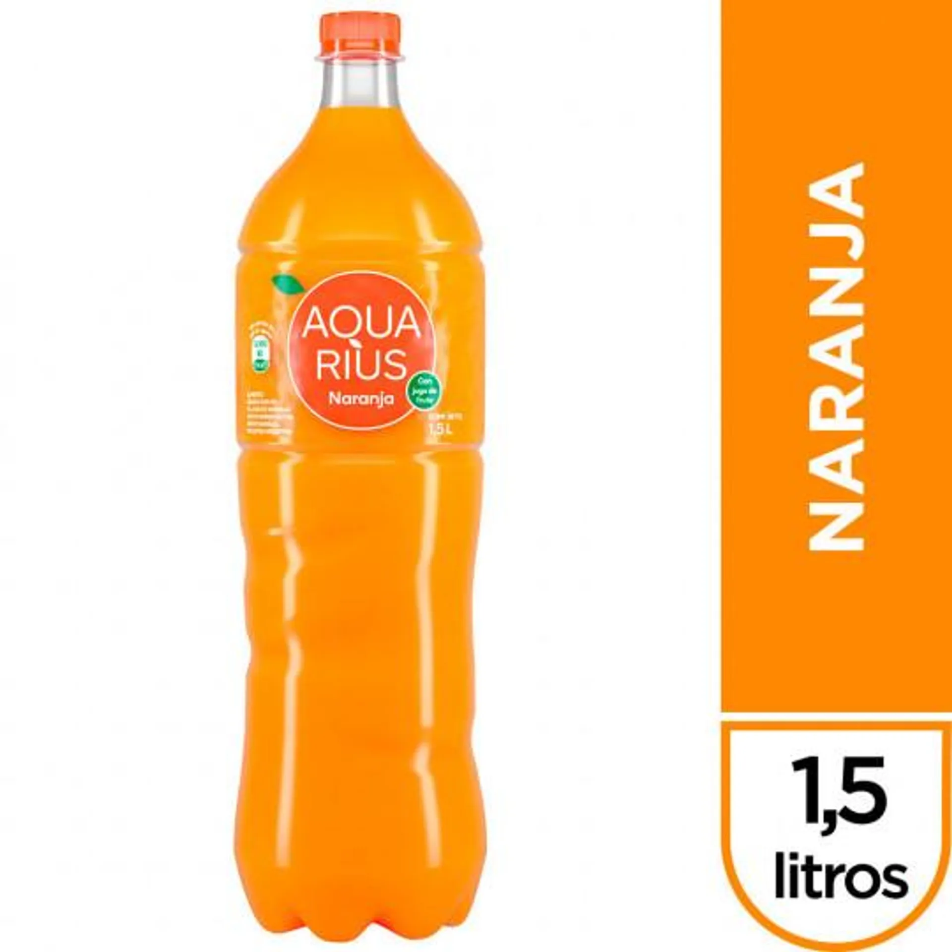 AGUA SABORIZADA AQUARIUS NARANJA 1500 CC.