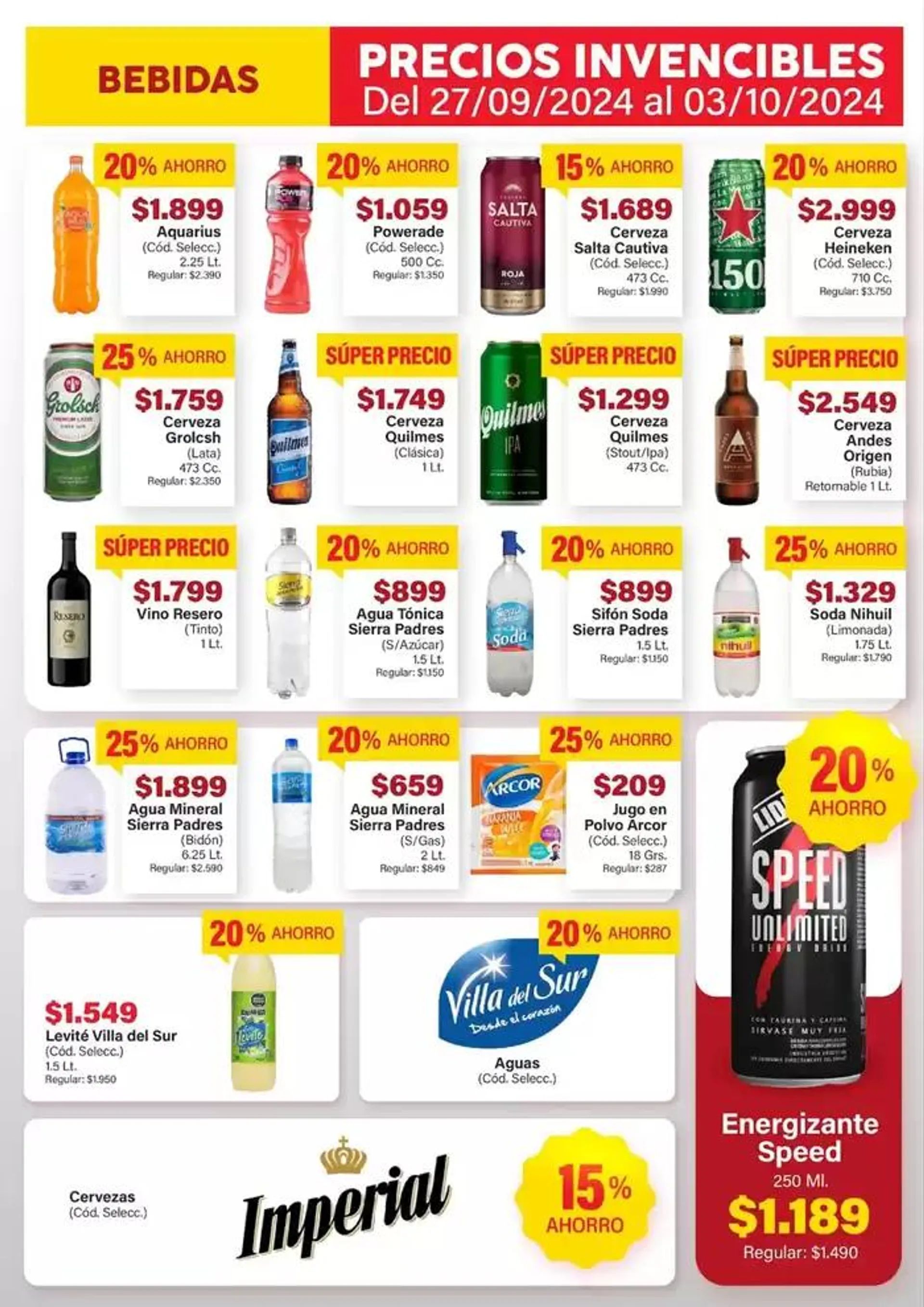 Ofertas de Ofertas Supermercados Aiello 4 de octubre al 18 de octubre 2024 - Página 4 del catálogo