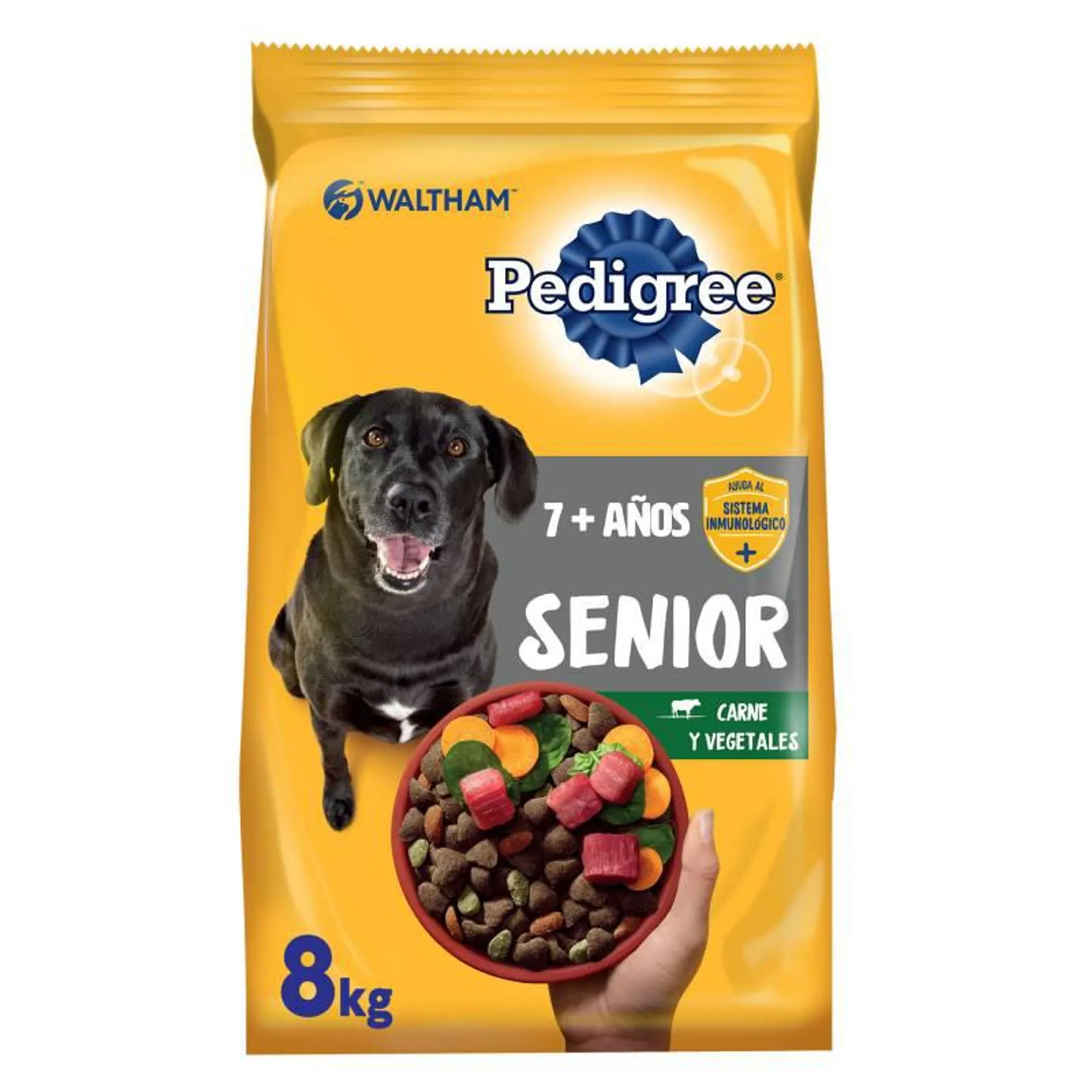 Alimento para Perro Senior Carne y Vegetales Pedigree x 8 Kg.