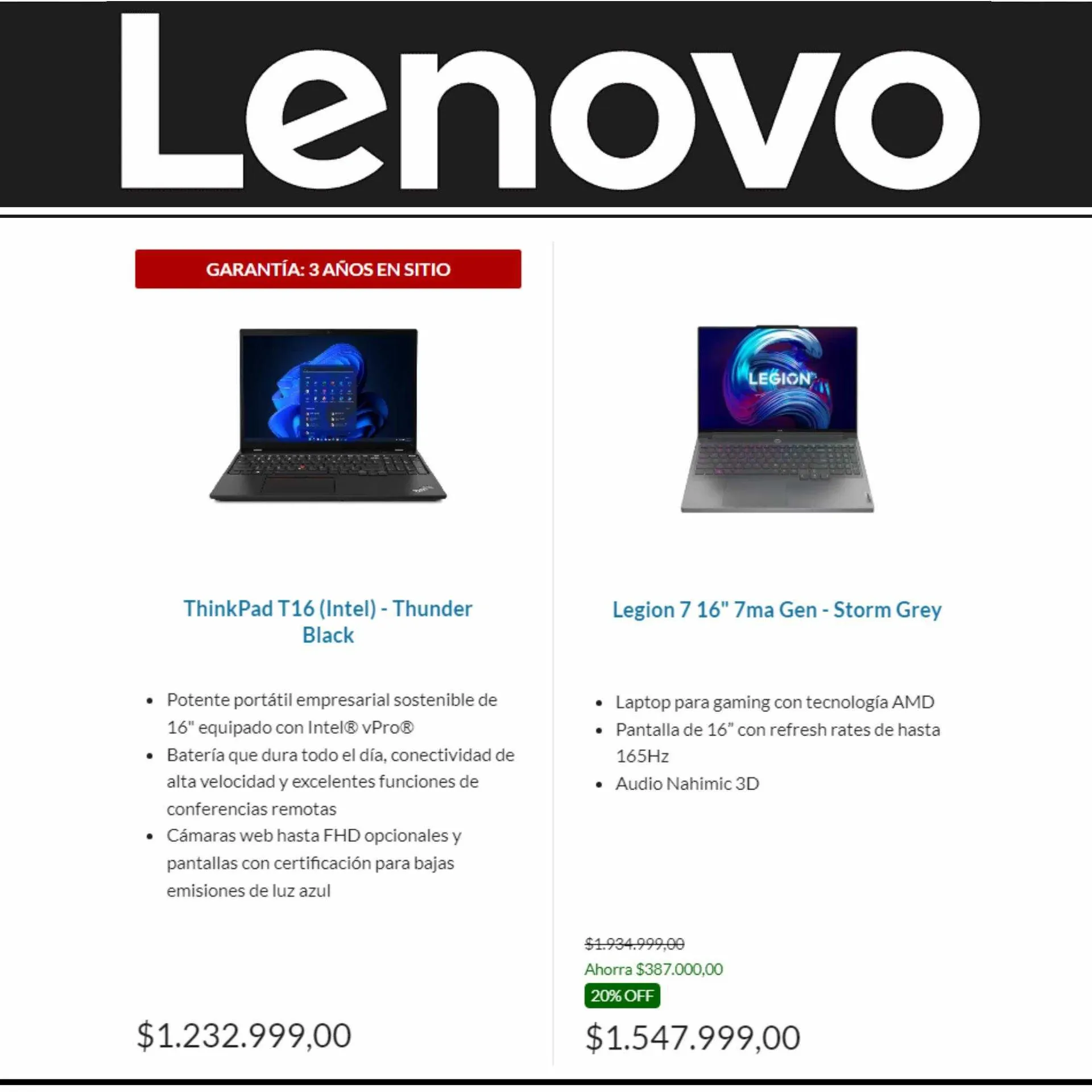 Catálogo Lenovo - 1