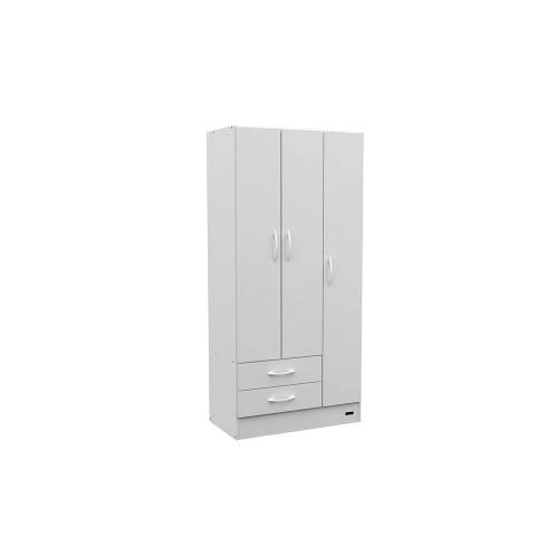 Placard 23 Pack Mosconi 3 puertas lustre blanco