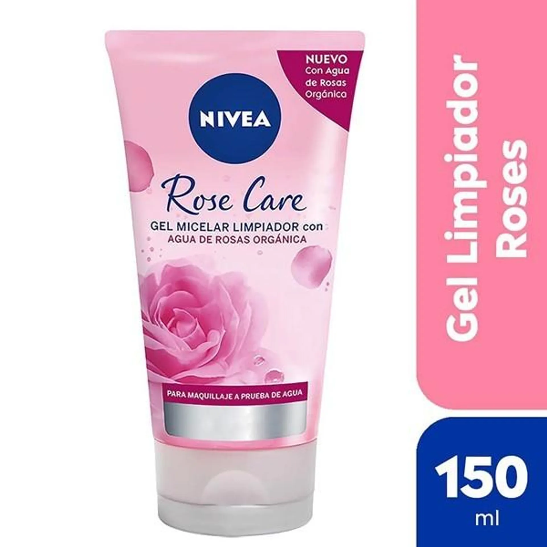 Nivea Gel Limpiador Facial Micelar Rose Care Para Todo Tipo de Piel 150 ml