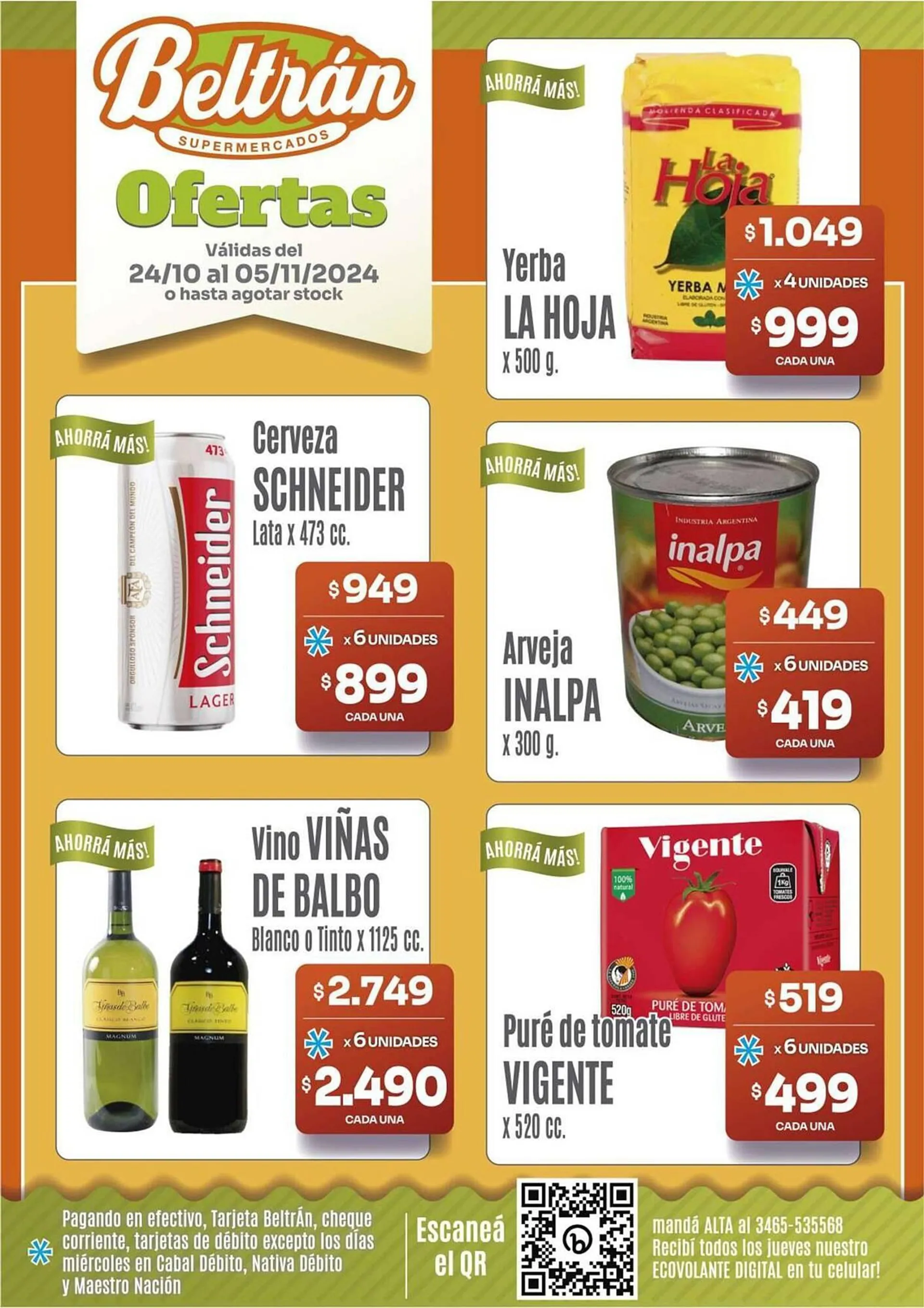 Ofertas de Catálogo Unico Supermercados 24 de octubre al 5 de noviembre 2024 - Página 3 del catálogo