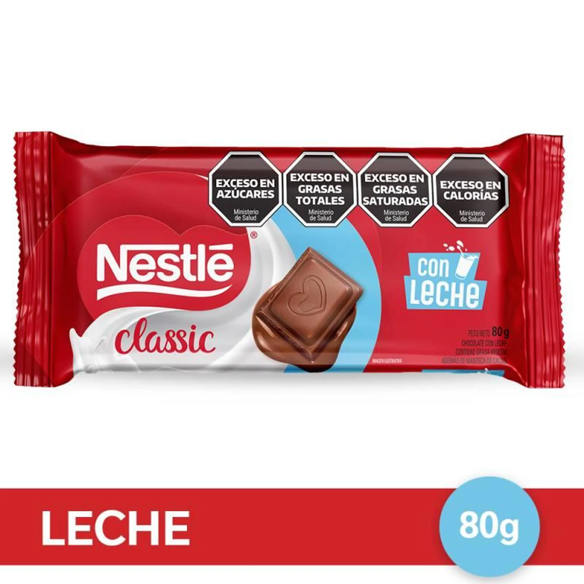 Chocolate con Leche Nestlé Classic x 80 g.