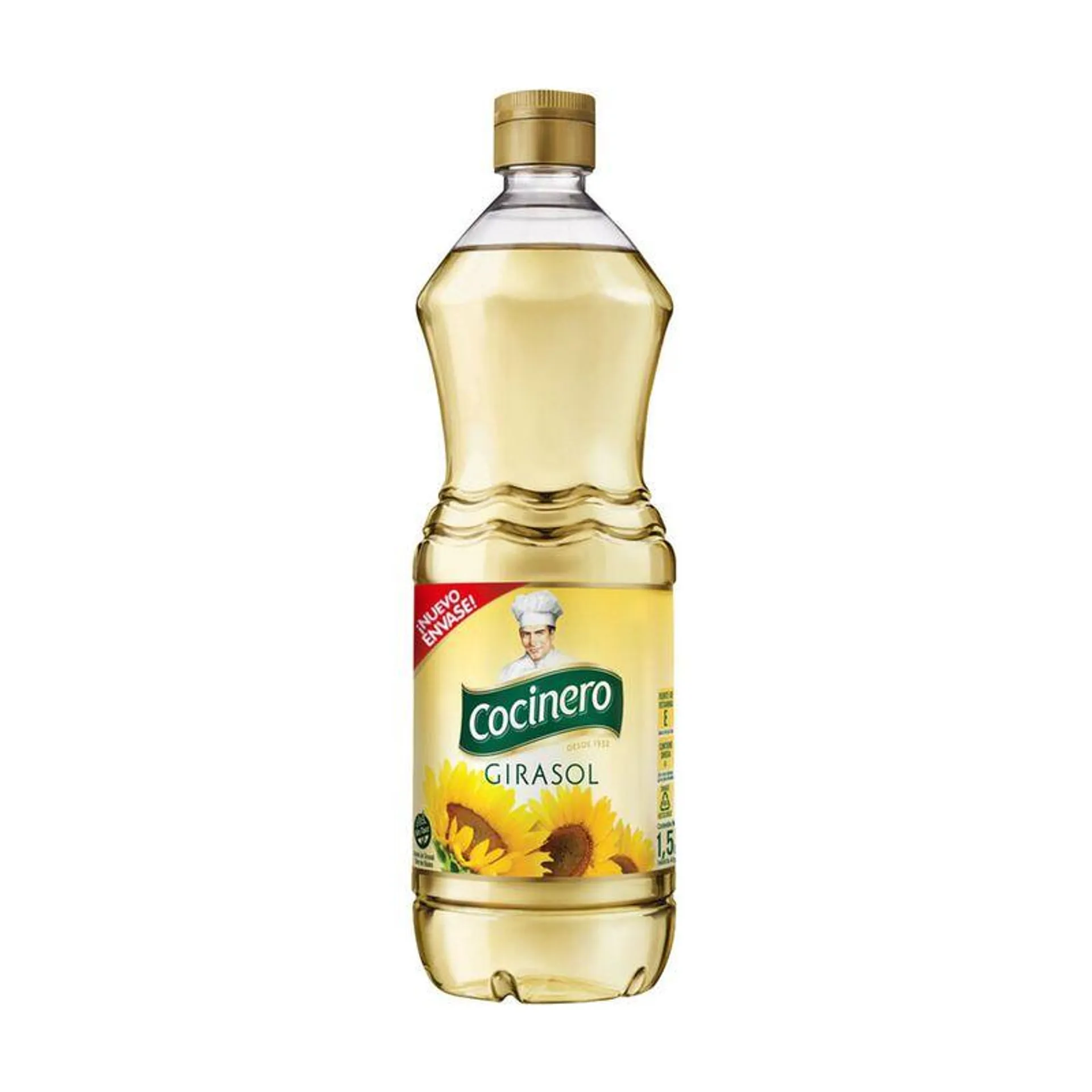 Aceite de girasol Cocinero 1.5 l.