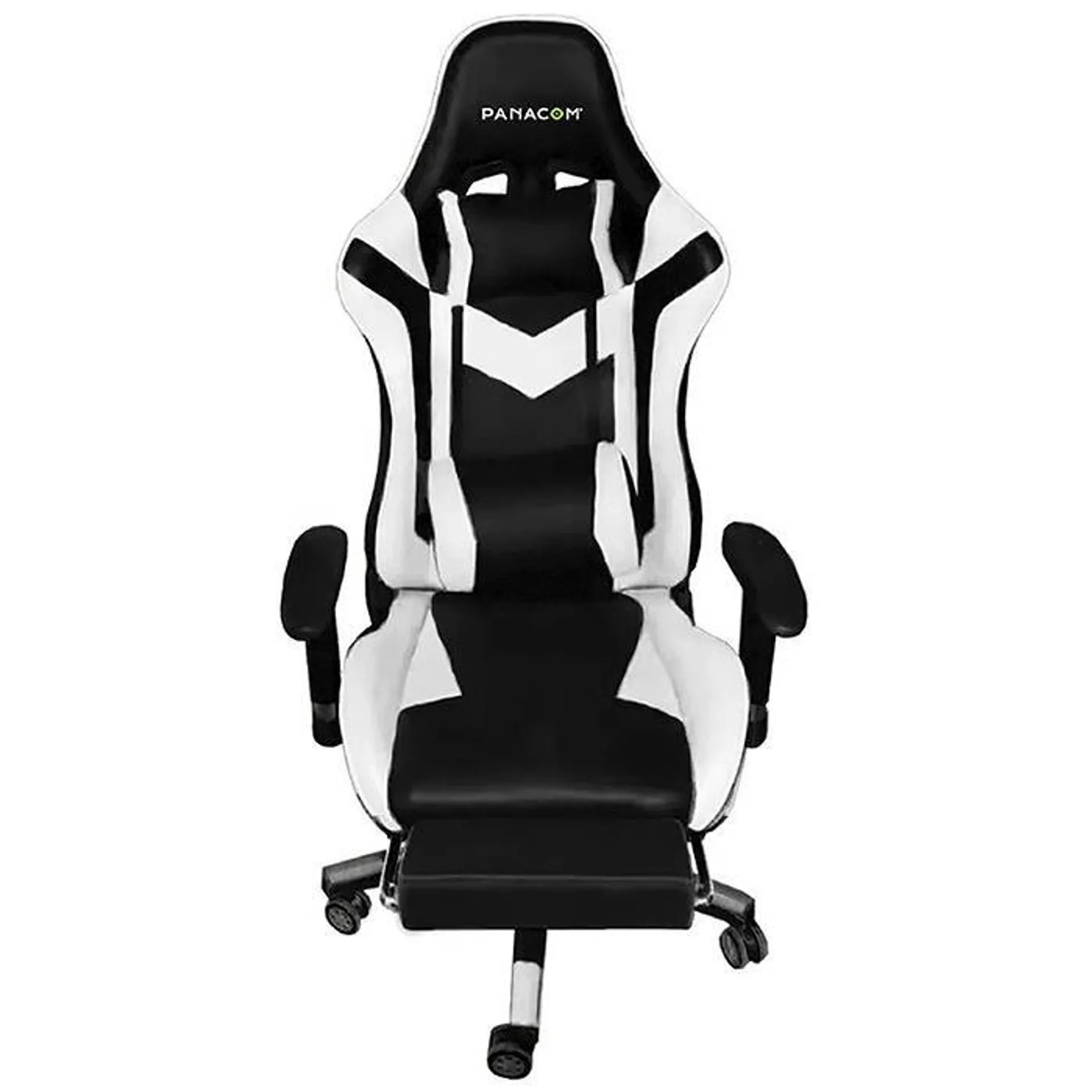 Sillón Gamer Panacom GM-9980CH Black/White