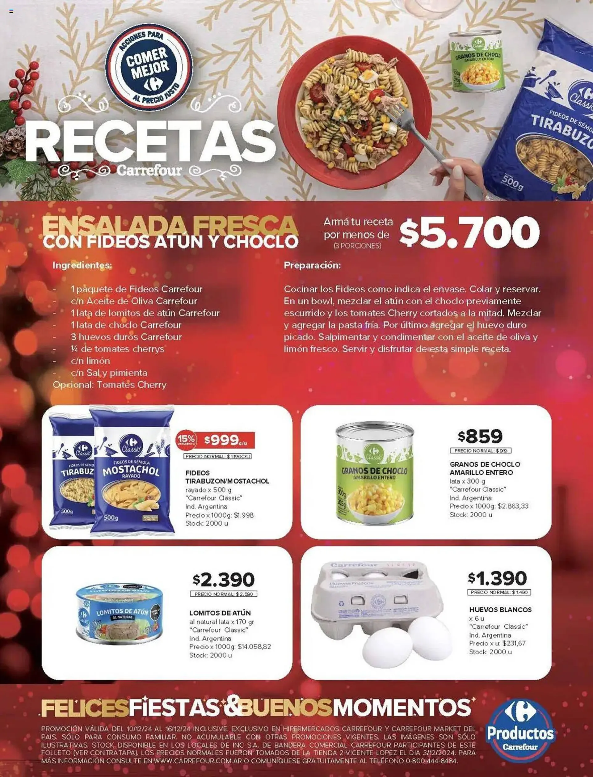 Ofertas de Catálogo Carrefour Market 10 de diciembre al 17 de diciembre 2024 - Página 14 del catálogo