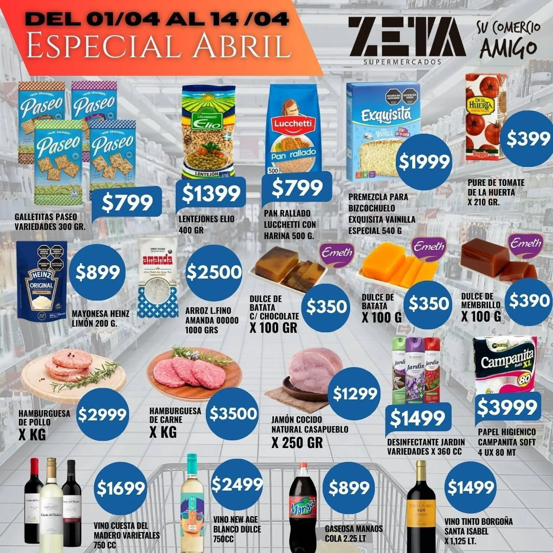 Ofertas de Catálogo Supermercados Zeta 5 de abril al 14 de abril 2024 - Página 3 del catálogo