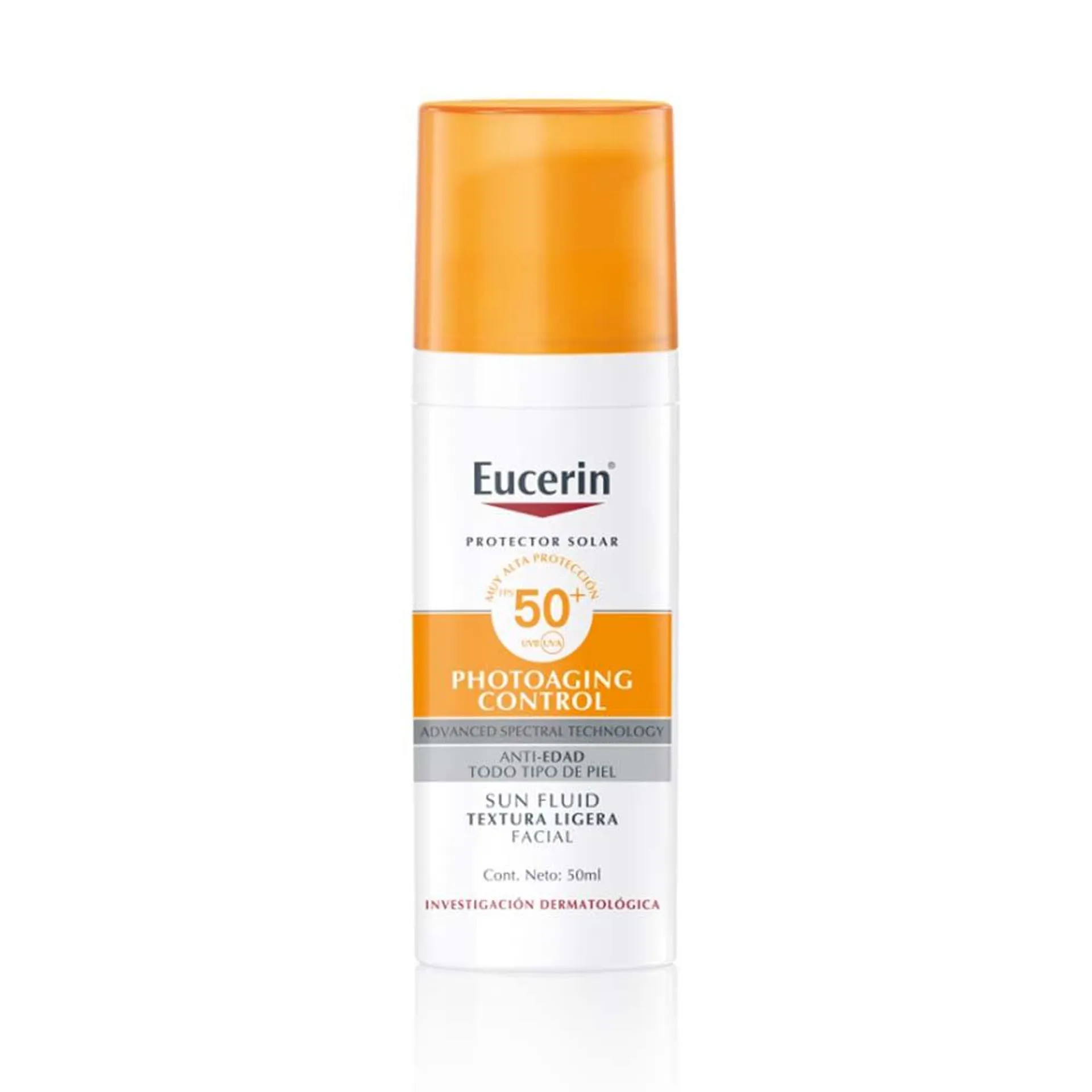 Fluido Antiedad Eucerin Sun Todo Tipo de Piel Fps 50+ x 50 ml