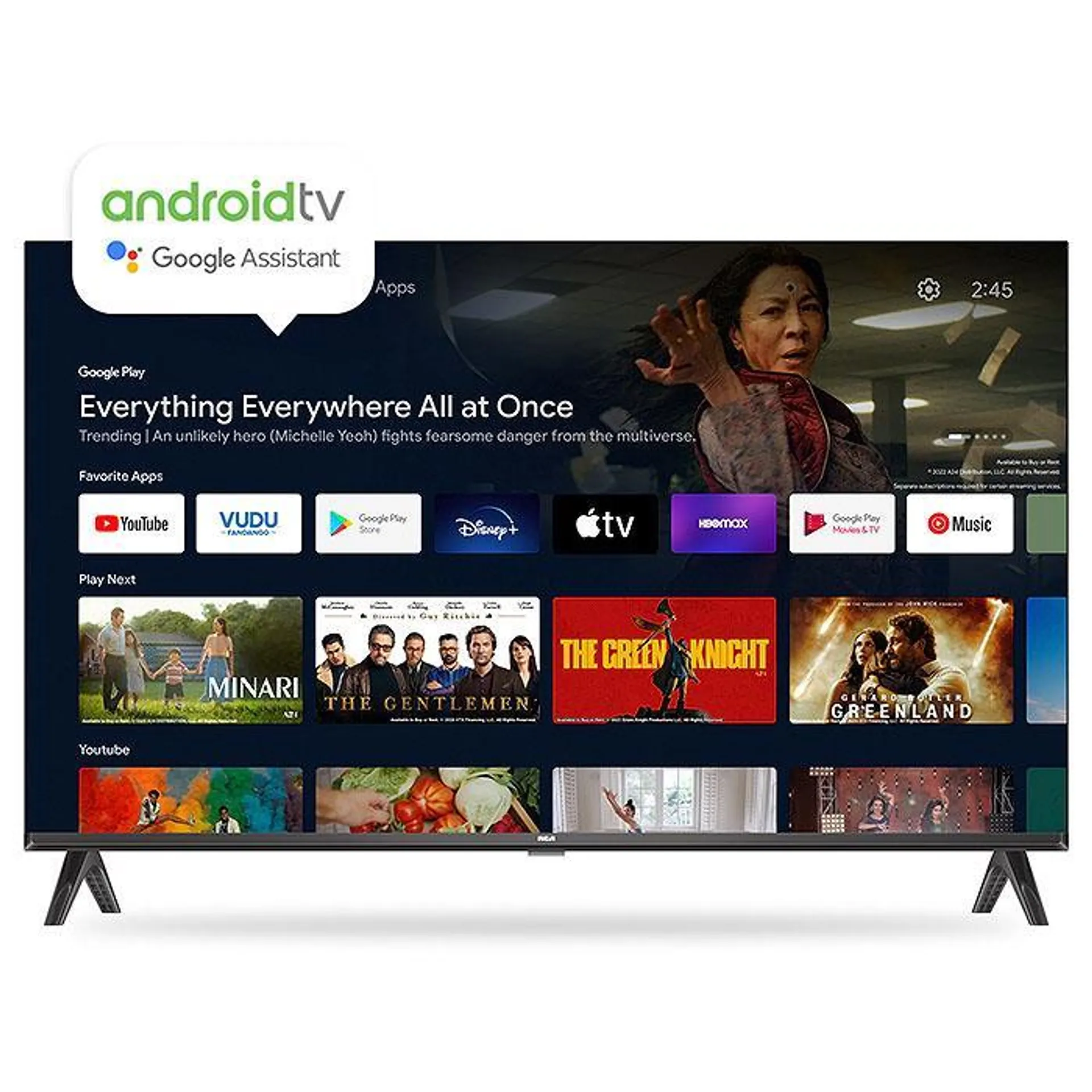 Smart Tv RCA 32" R32AND HD Android Tv