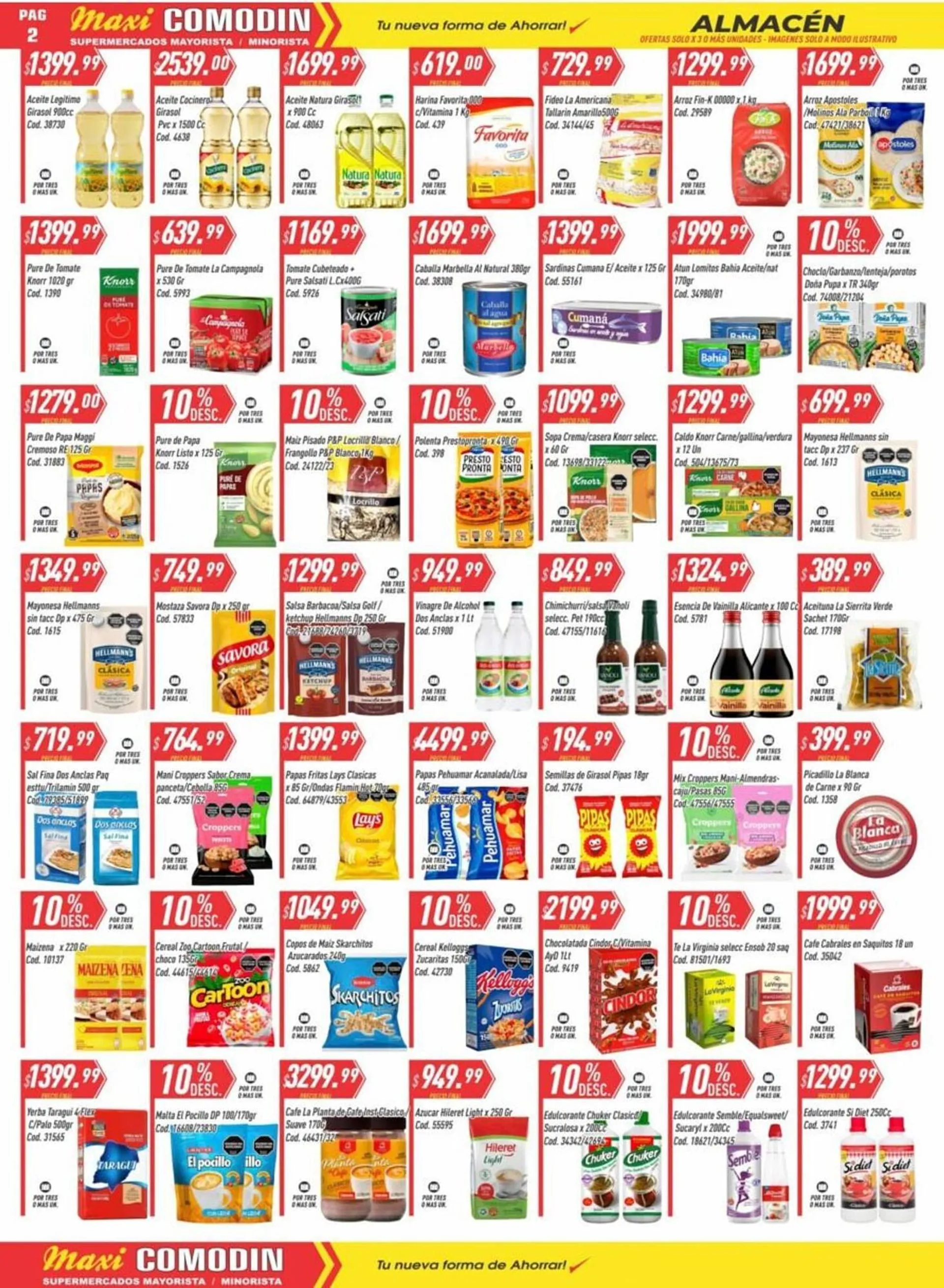 Ofertas de Catálogo Supermercados Comodin 23 de octubre al 6 de noviembre 2024 - Página 2 del catálogo