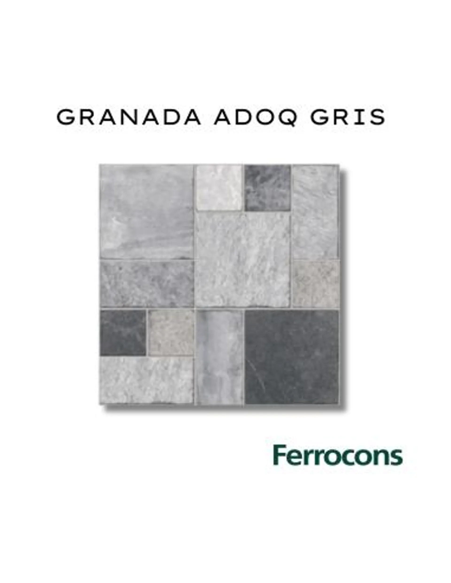 CORTINES GRANADA ADOQ GRIS 50X50 M2