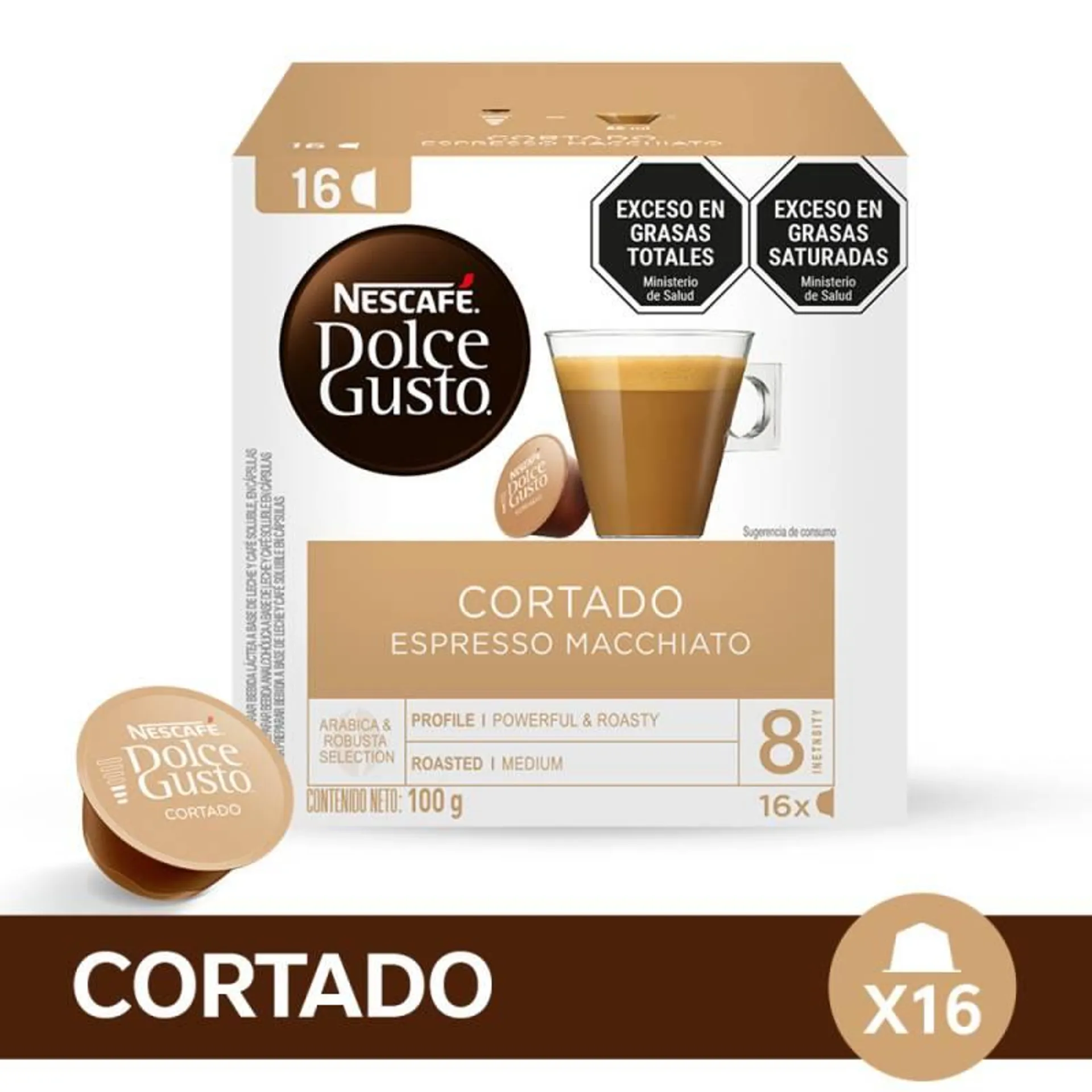 Nescafé Dolce Gusto Espresso Macchiato x 16u