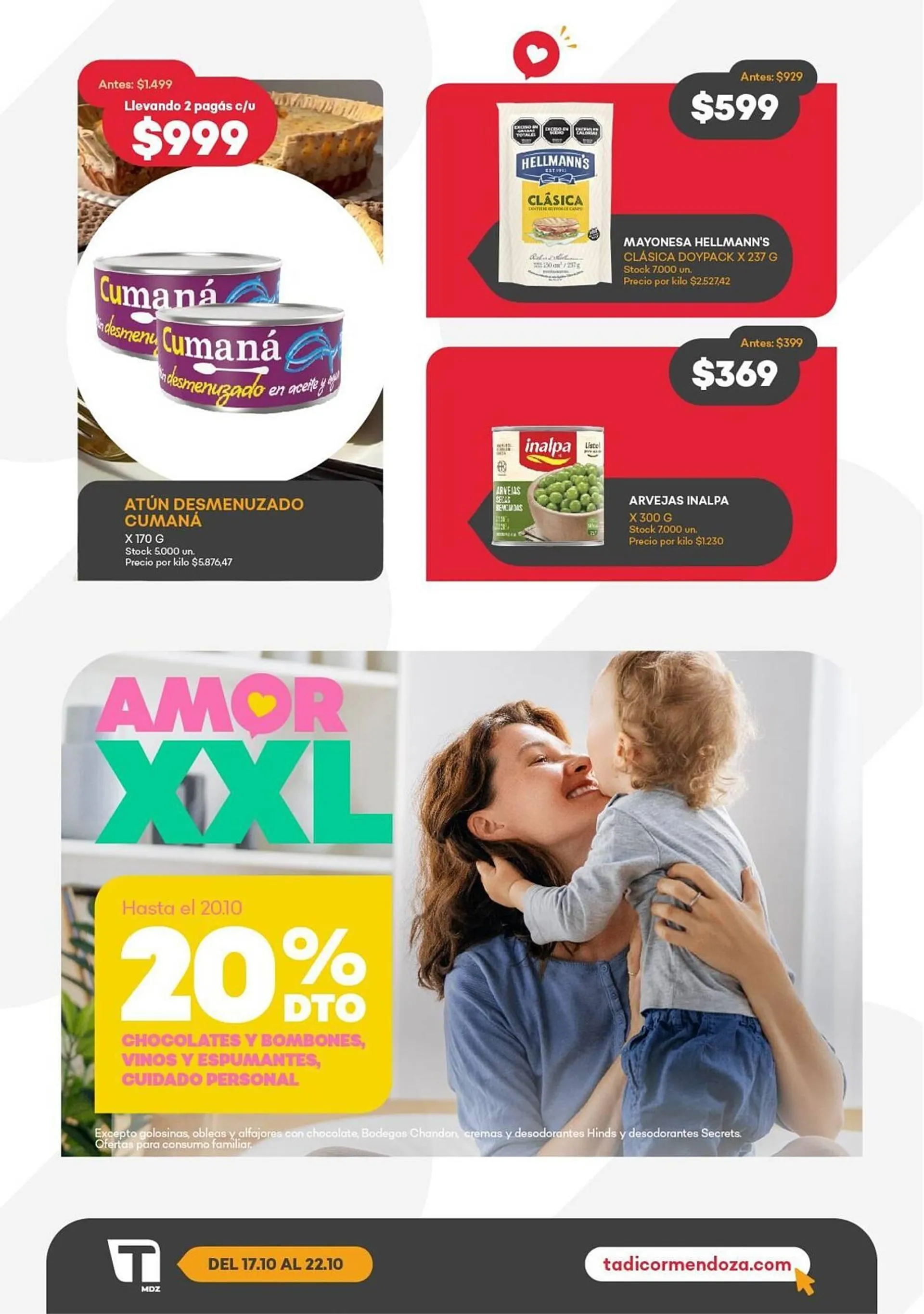 Ofertas de Catálogo Supermercados Tadicor 17 de octubre al 31 de octubre 2024 - Página 3 del catálogo