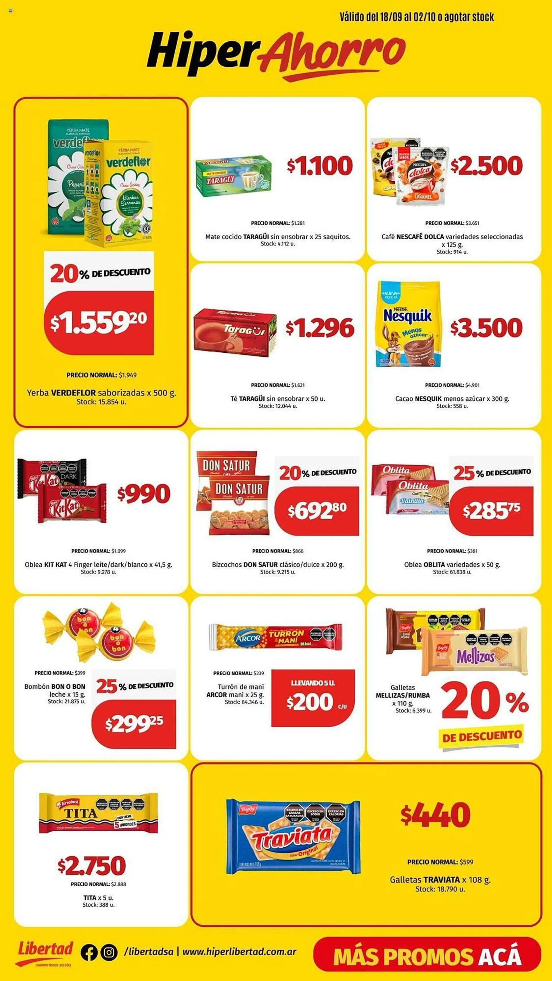 Ofertas de Catálogo Hipermercado Libertad 18 de septiembre al 2 de octubre 2024 - Página 3 del catálogo