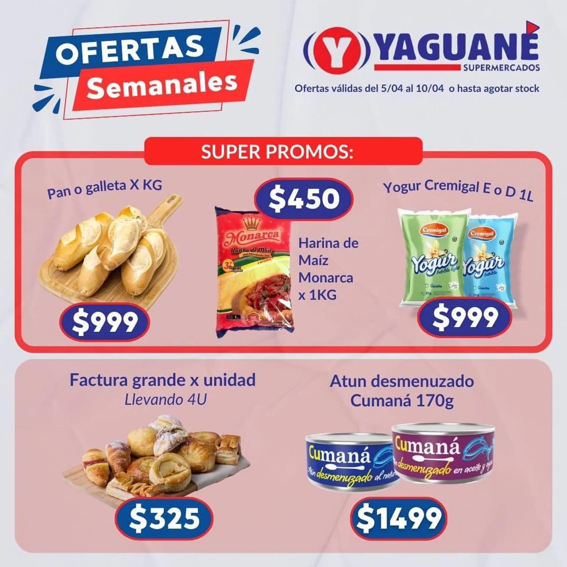 Ofertas de Catálogo Yaguane Supermercados 6 de abril al 10 de abril 2024 - Página 2 del catálogo