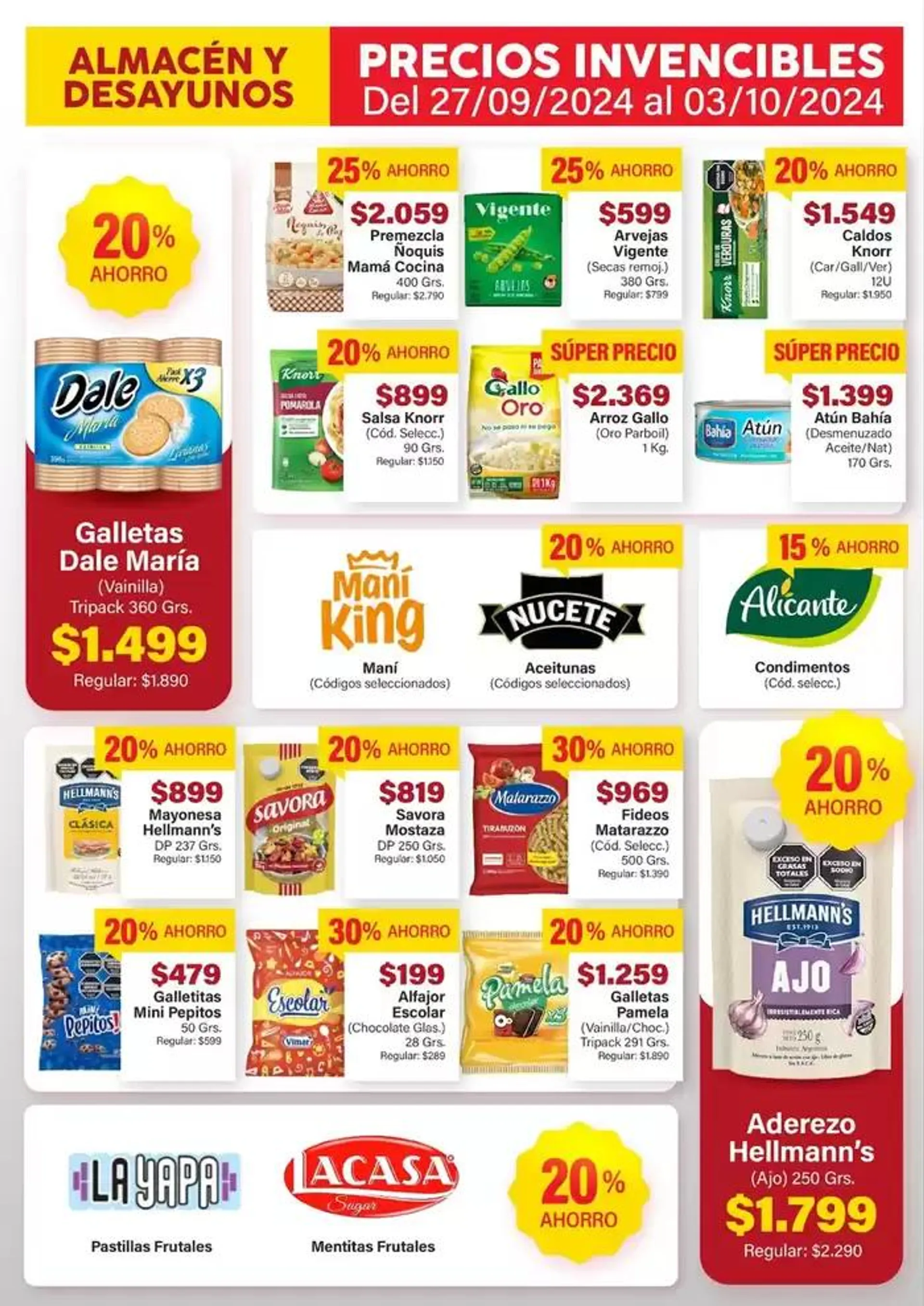 Ofertas de Ofertas Supermercados Aiello 4 de octubre al 18 de octubre 2024 - Página 8 del catálogo