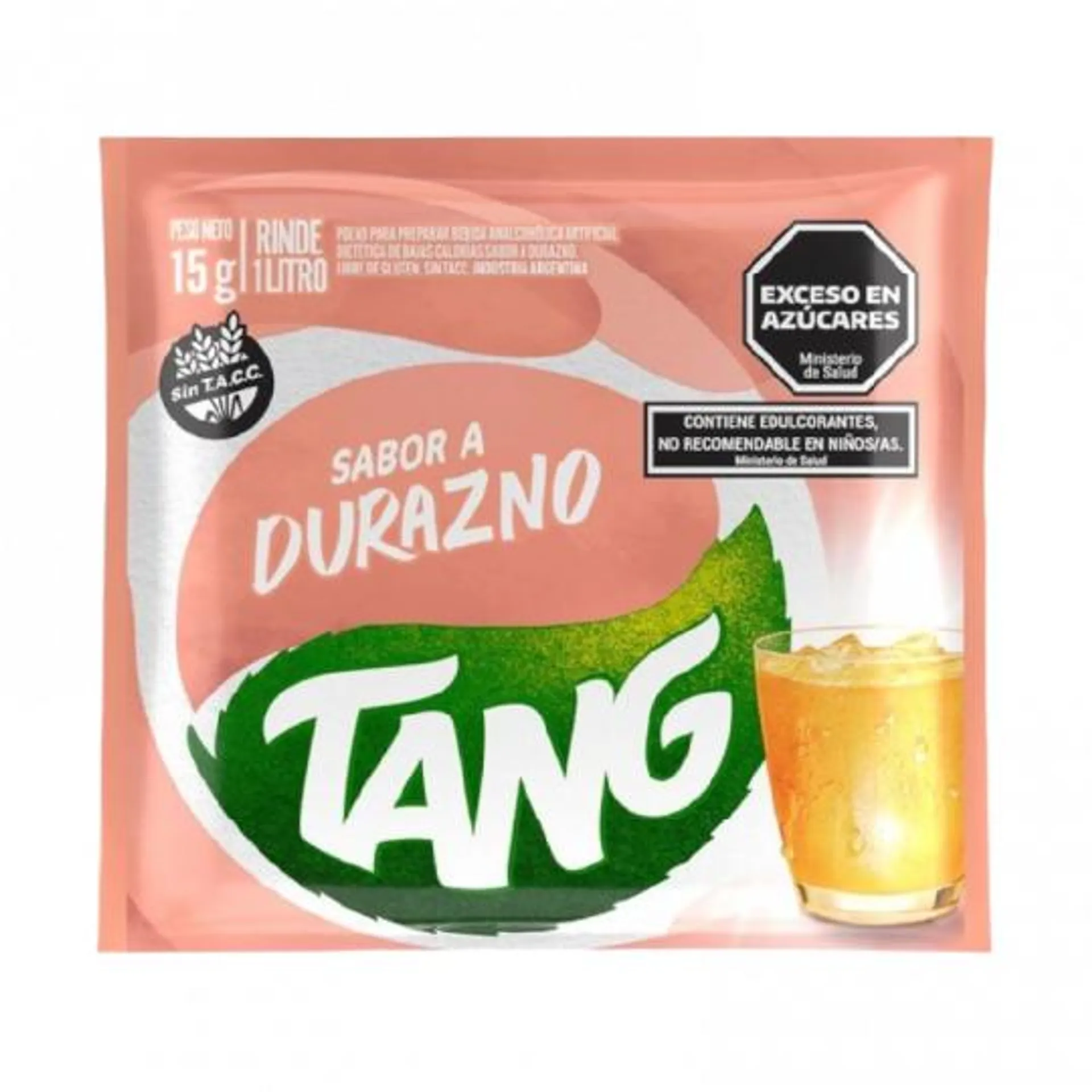 JUGO EN POLVO TANG DURAZNO 26 GRS