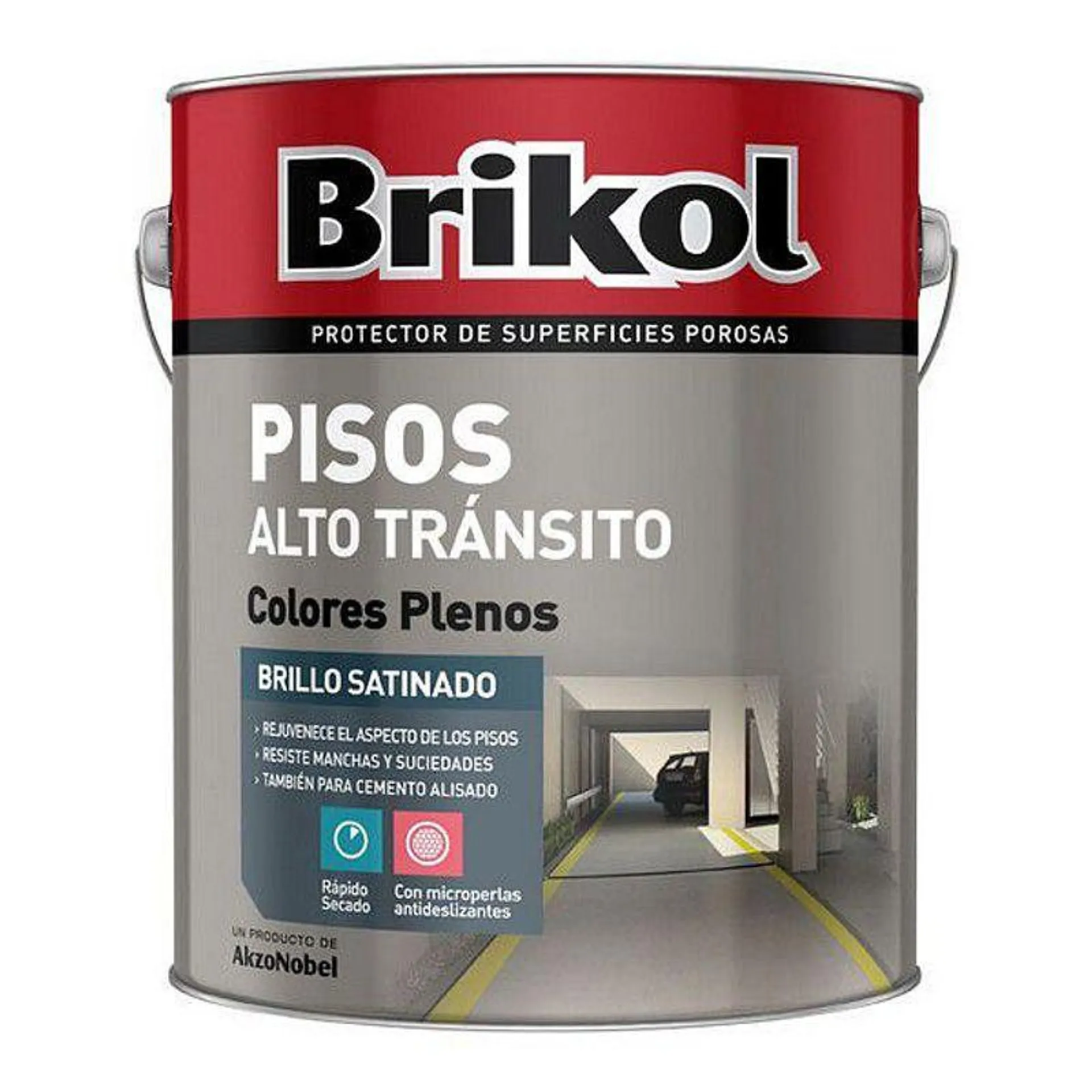 Pisos Alto Tránsito Brikol Verde 1Lt.