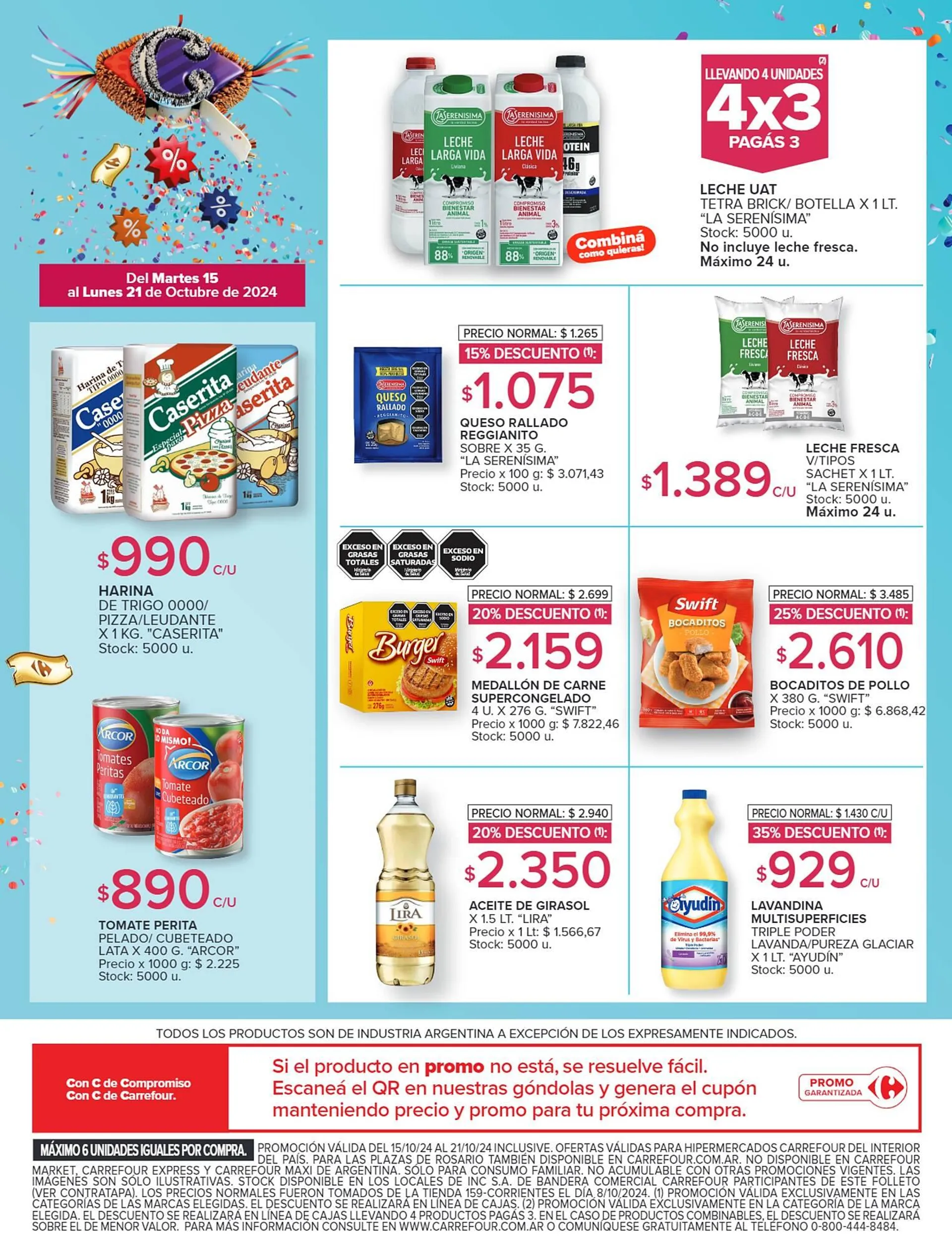 Ofertas de Catálogo Carrefour 15 de octubre al 21 de octubre 2024 - Página 12 del catálogo