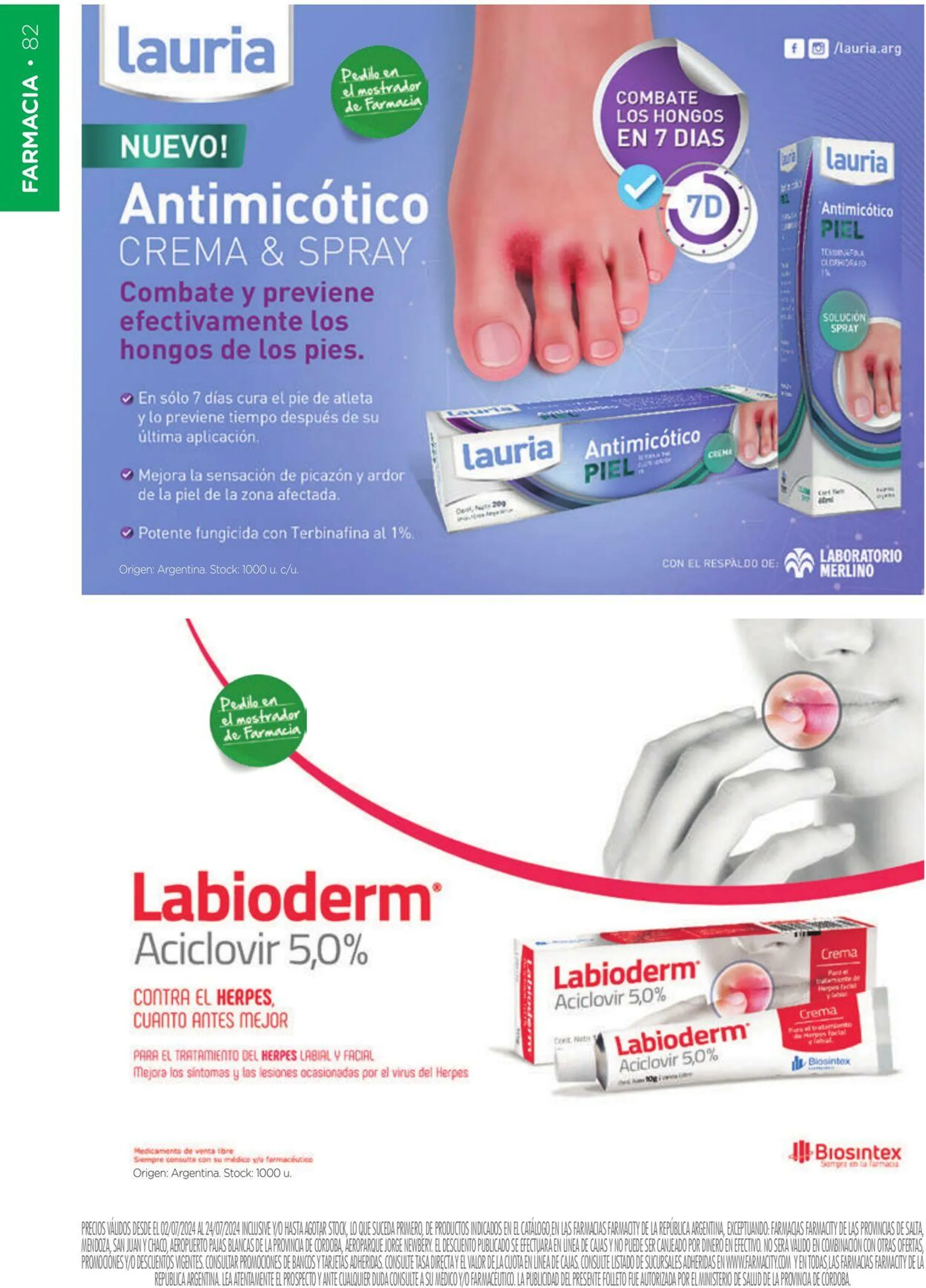 Ofertas de Farmacity 1 de julio al 31 de julio 2024 - Página 82 del catálogo