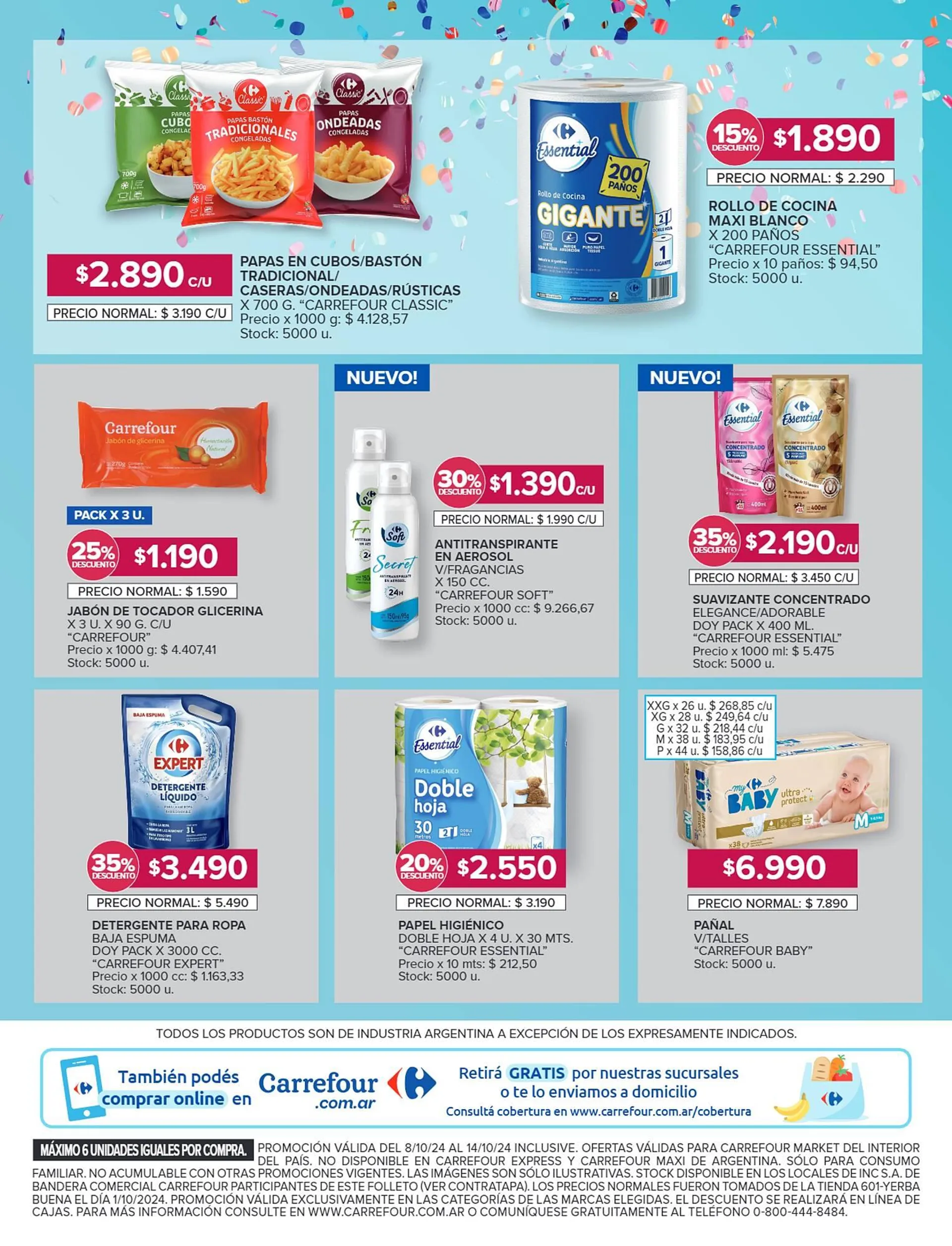 Ofertas de Catálogo Carrefour Market 8 de octubre al 14 de octubre 2024 - Página 8 del catálogo