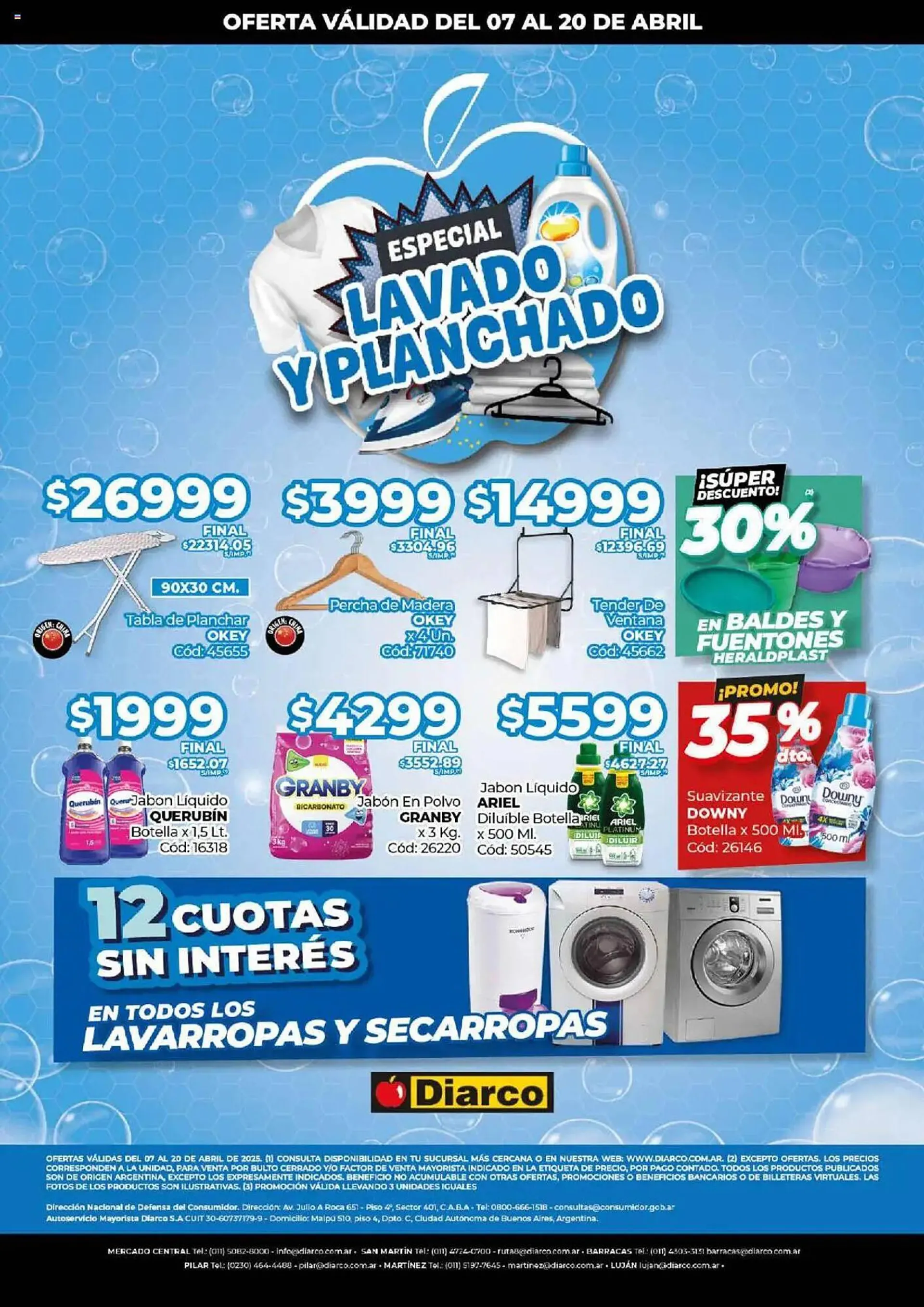 Ofertas de Catálogo Diarco 13 de abril al 20 de abril 2025 - Página 1 del catálogo
