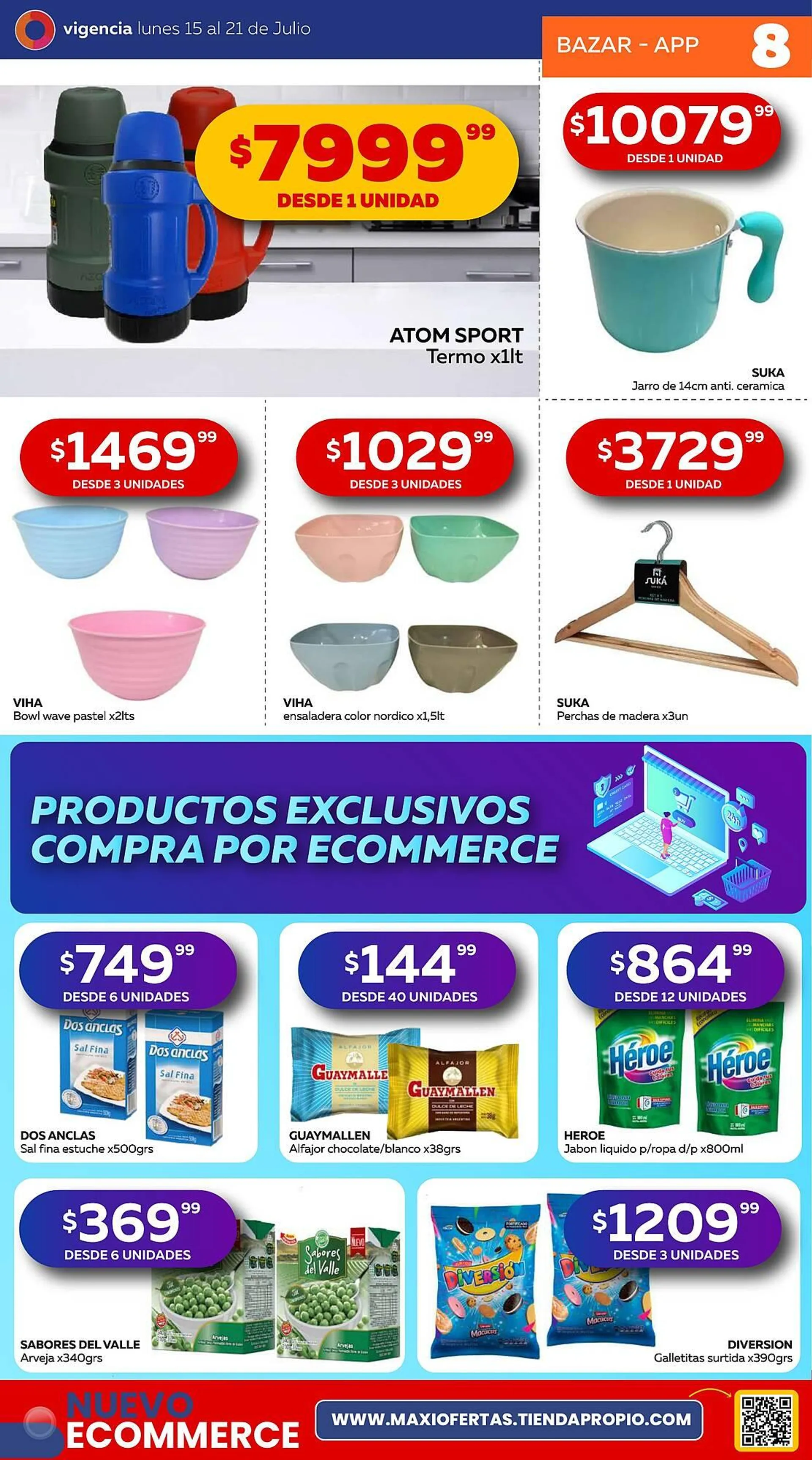 Ofertas de Catálogo Maxi Ofertas 15 de julio al 21 de julio 2024 - Página 8 del catálogo