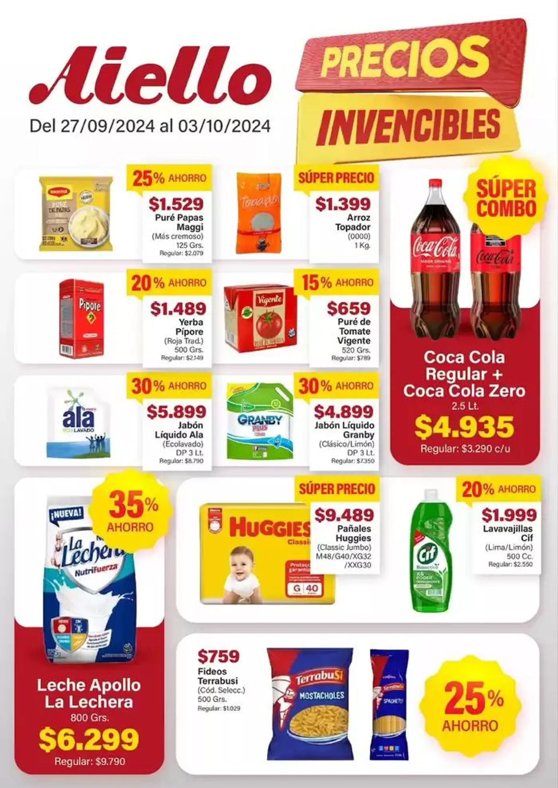 Ofertas de Ofertas Supermercados Aiello 27 de septiembre al 11 de octubre 2024 - Página 7 del catálogo