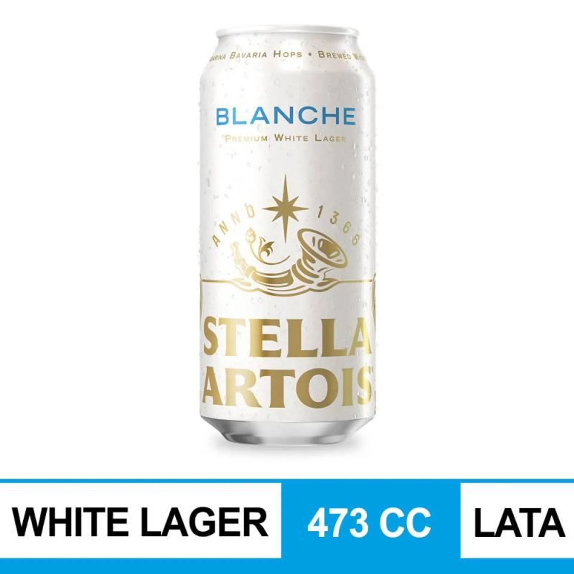 Cerveza Stella Artois Blanche Lata 473cc x1