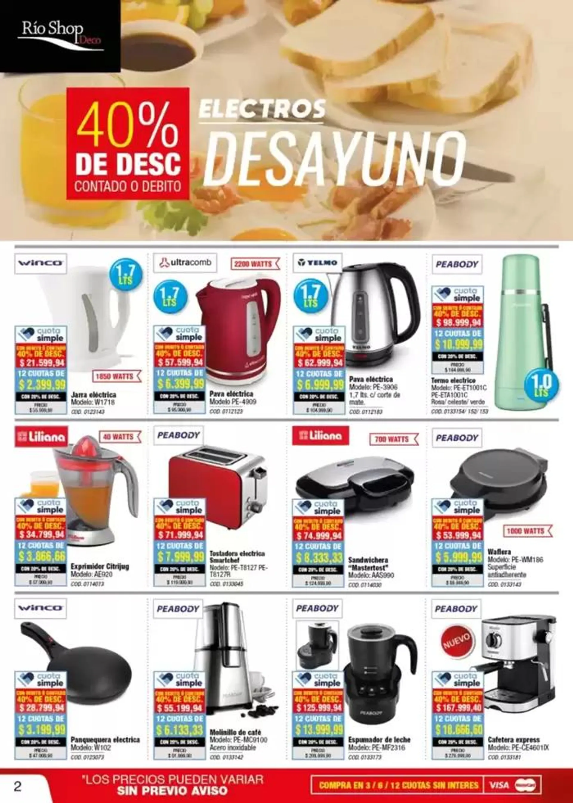 Ofertas de Catálogo Rio Shop Deco 12 de octubre al 26 de octubre 2024 - Página 12 del catálogo