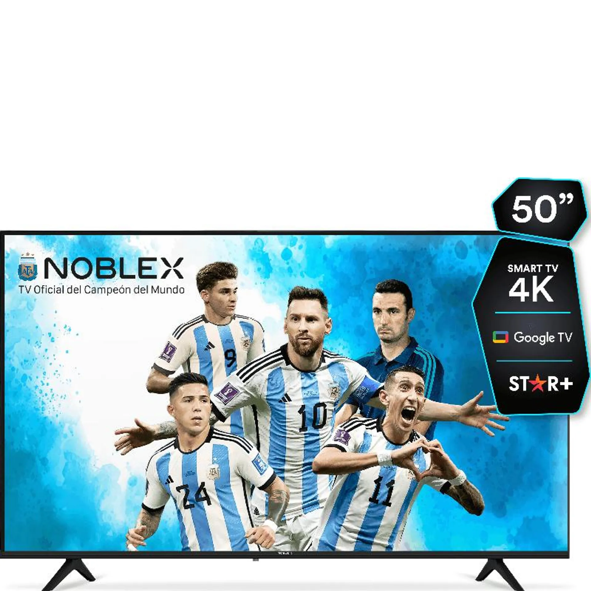 SMART TV NOBLEX 50- 4K ULTRA HD GOOGLE TV 91Dk50X7500